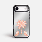Case Funda Bajo Palmeras - Espejo Premium Para iPhone 17-12 Samsung S26-S22