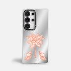 Case Funda Bajo Palmeras - Espejo Premium Para iPhone 17-12 Samsung S26-S22