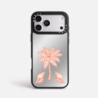 Case Funda Bajo Palmeras - Espejo Premium Para iPhone 17-12 Samsung S26-S22