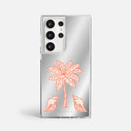 Case Funda Bajo Palmeras - Espejo Premium Para iPhone 17-12 Samsung S26-S22