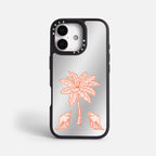 Case Funda Bajo Palmeras - Espejo Premium Para iPhone 17-12 Samsung S26-S22
