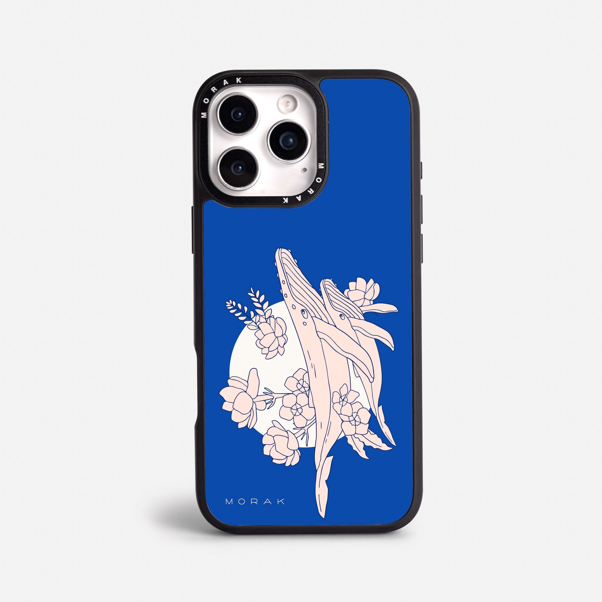 Case Ballenas - Blanco Premium – Protección antigolpe | Diseño colombiano | Morak