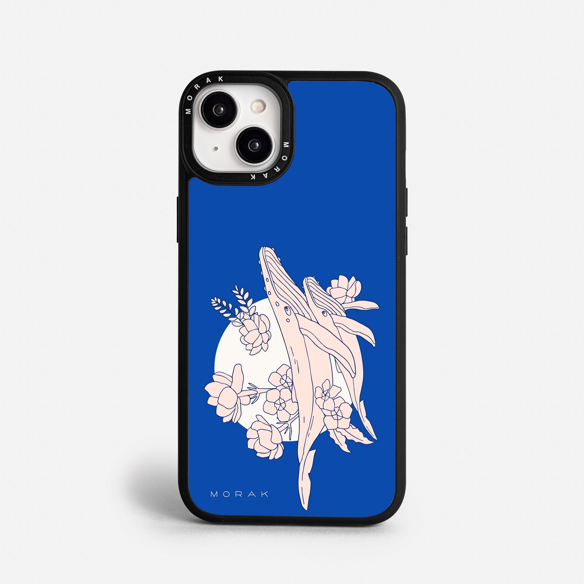 Case Ballenas - Blanco Premium – Protección antigolpe | Diseño colombiano | Morak