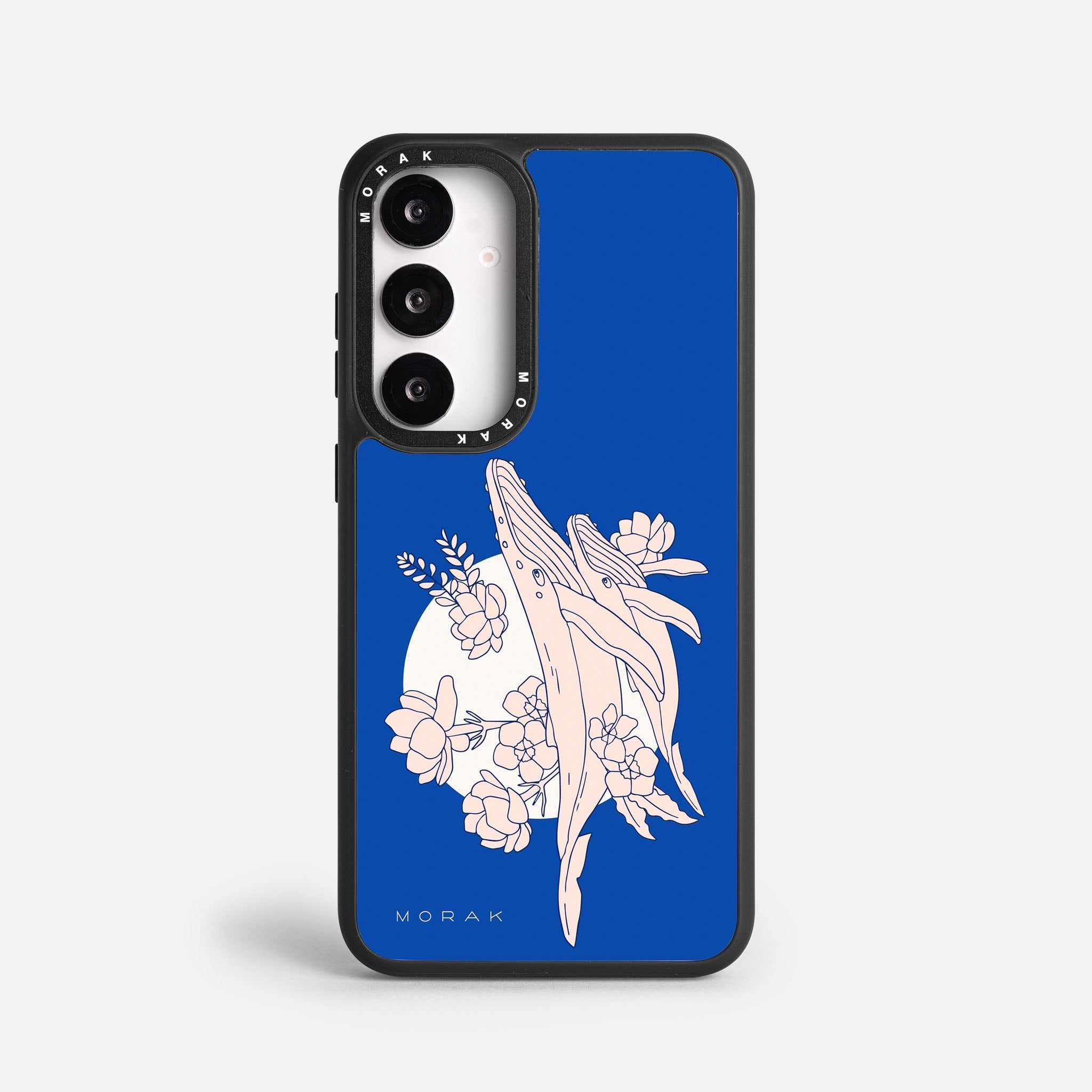 Case Ballenas - Blanco Premium – Protección antigolpe | Diseño colombiano | Morak