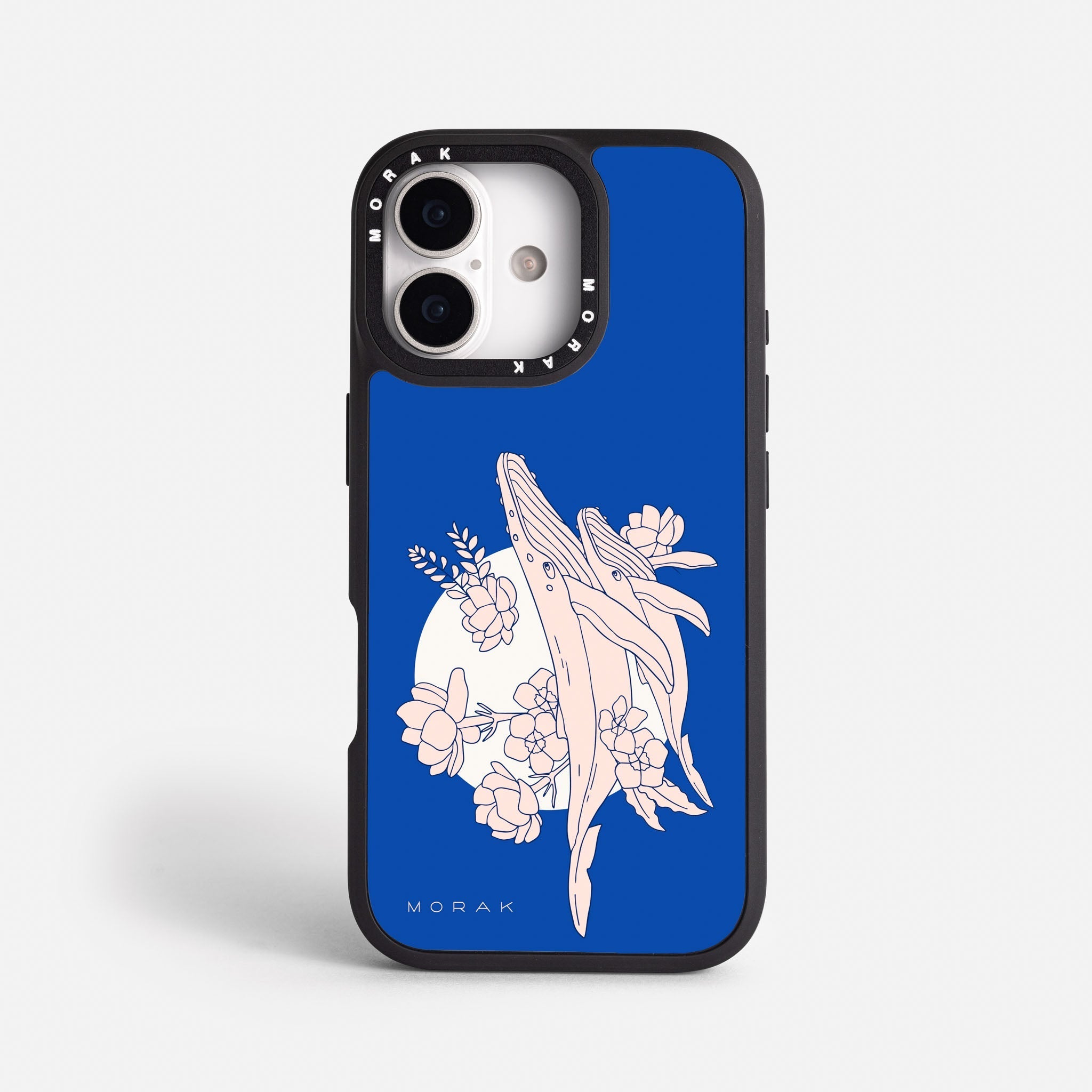 Case Ballenas - Blanco Premium – Protección antigolpe | Diseño colombiano | Morak