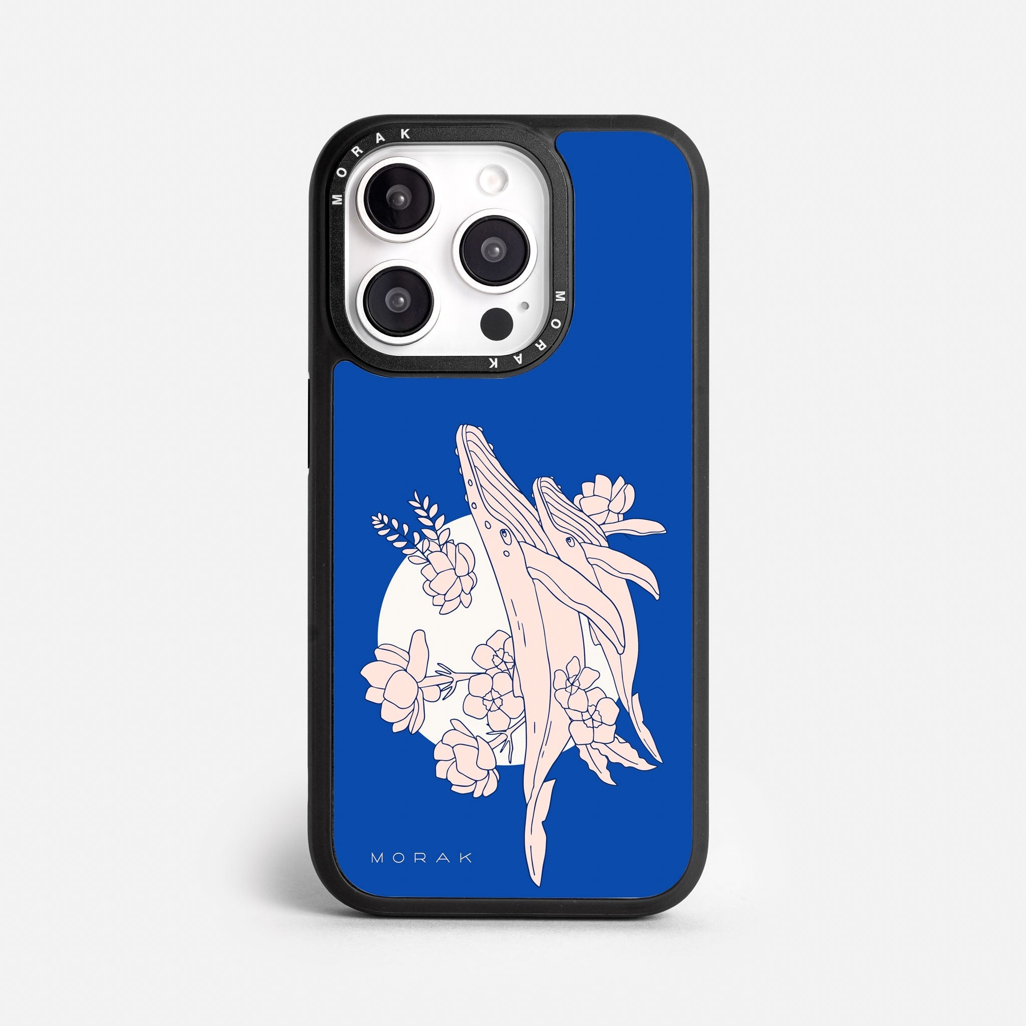 Case Ballenas - Blanco Premium – Protección antigolpe | Diseño colombiano | Morak