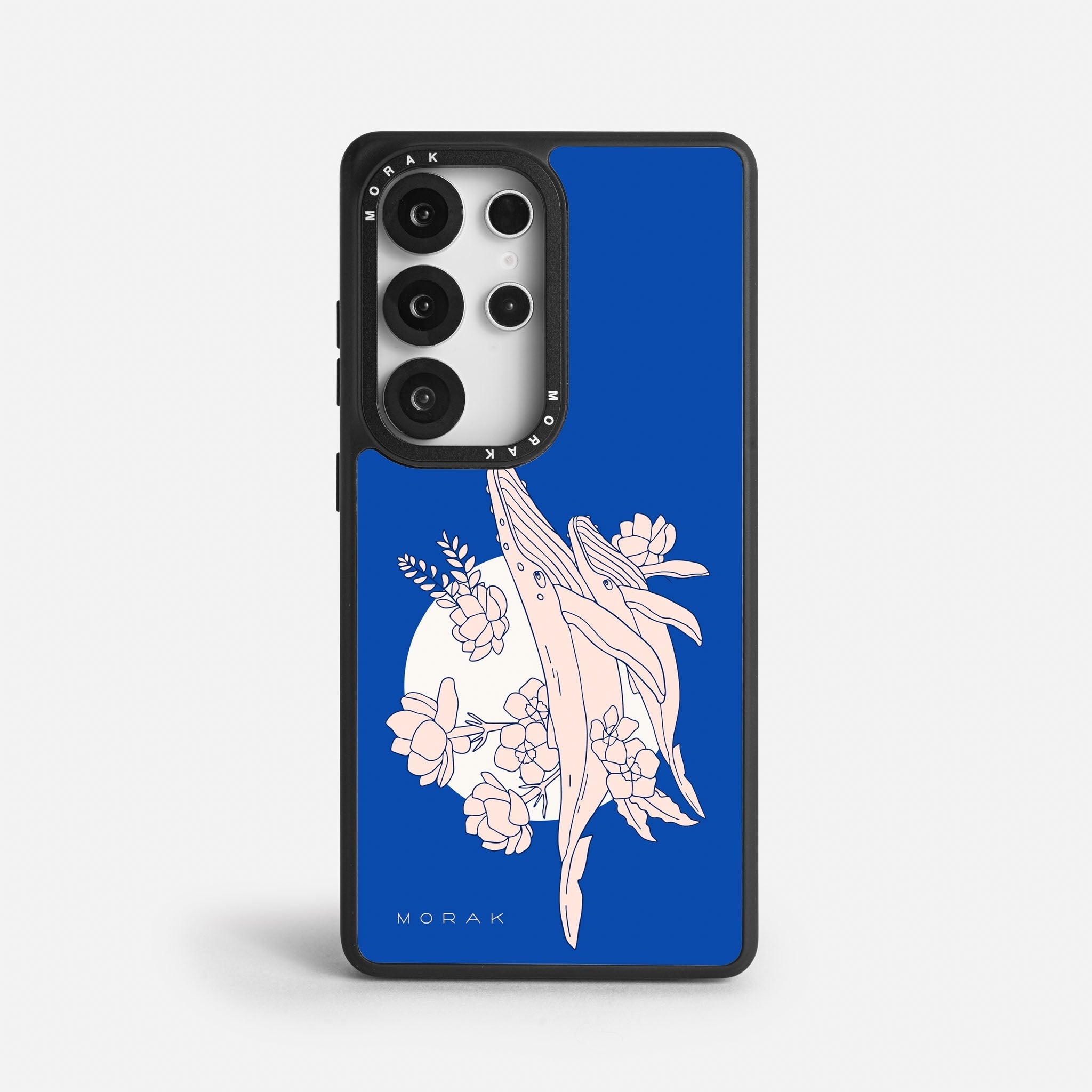 Case Ballenas - Blanco Premium – Protección antigolpe | Diseño colombiano | Morak