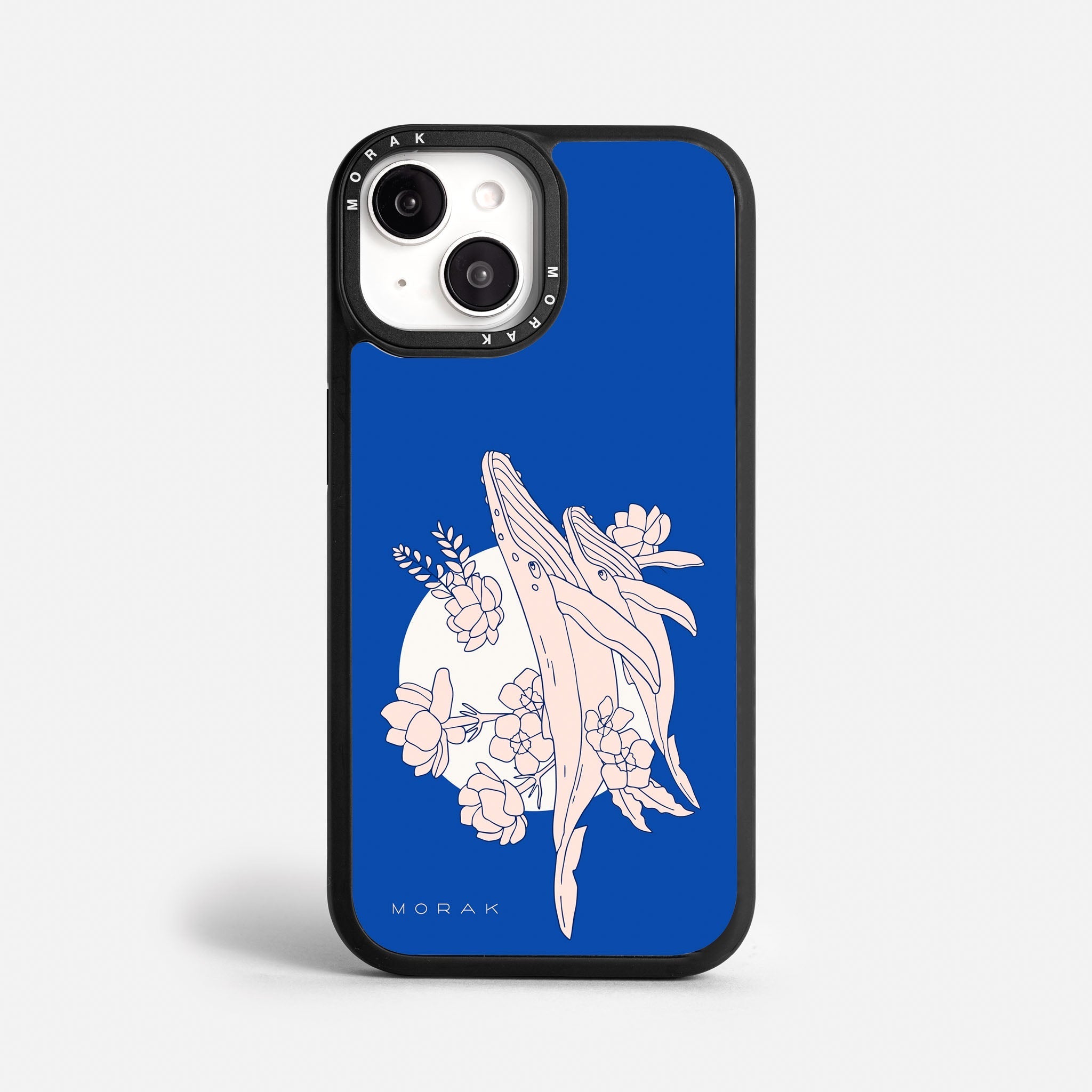 Case Ballenas - Blanco Premium – Protección antigolpe | Diseño colombiano | Morak