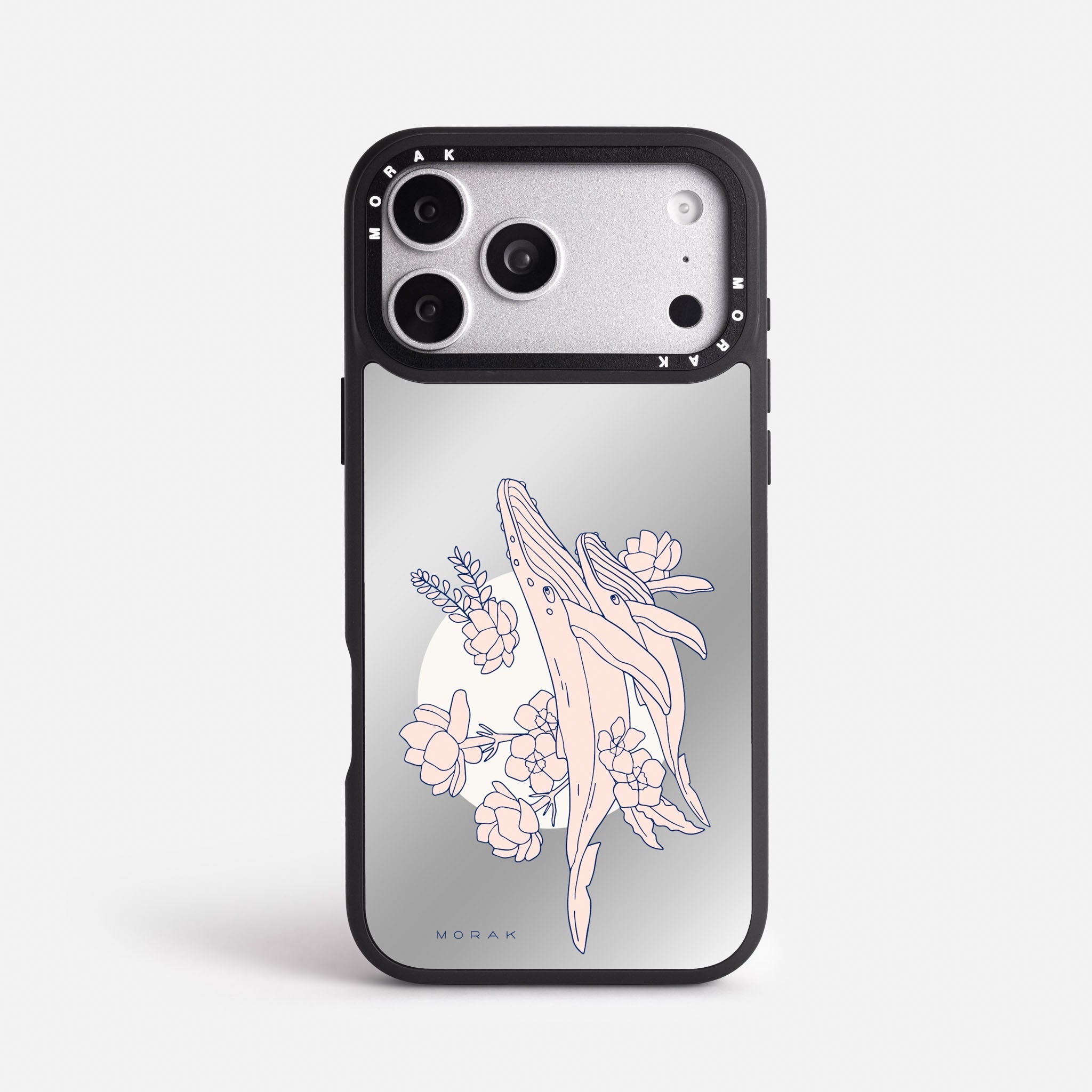 Case Ballenas - Espejo Premium – Protección antigolpe | Diseño colombiano | Morak