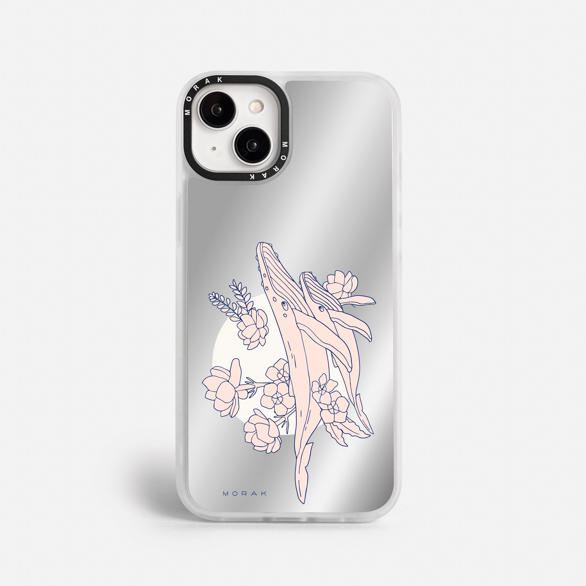 Case Ballenas - Espejo Premium – Protección antigolpe | Diseño colombiano | Morak