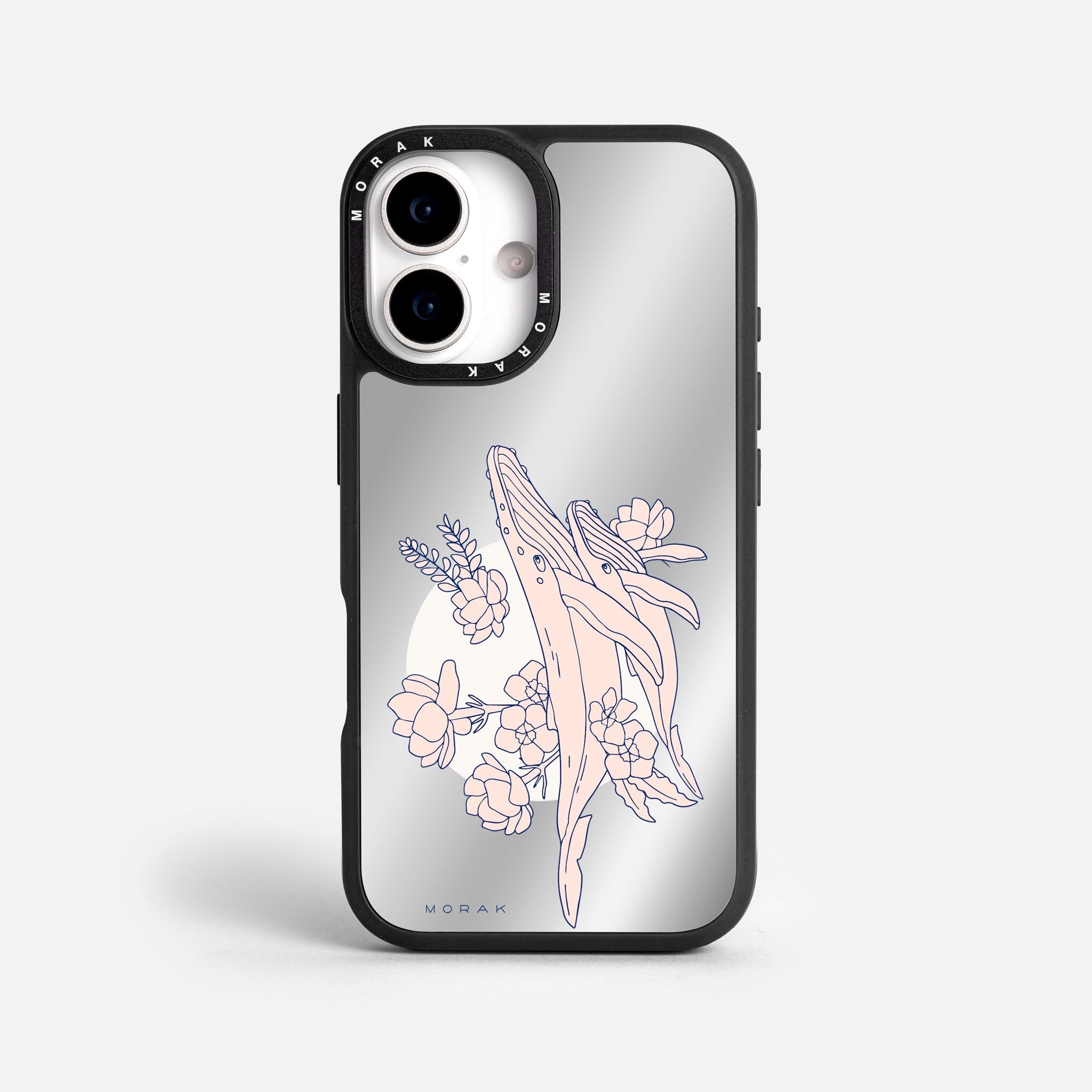 Case Ballenas - Espejo Premium – Protección antigolpe | Diseño colombiano | Morak