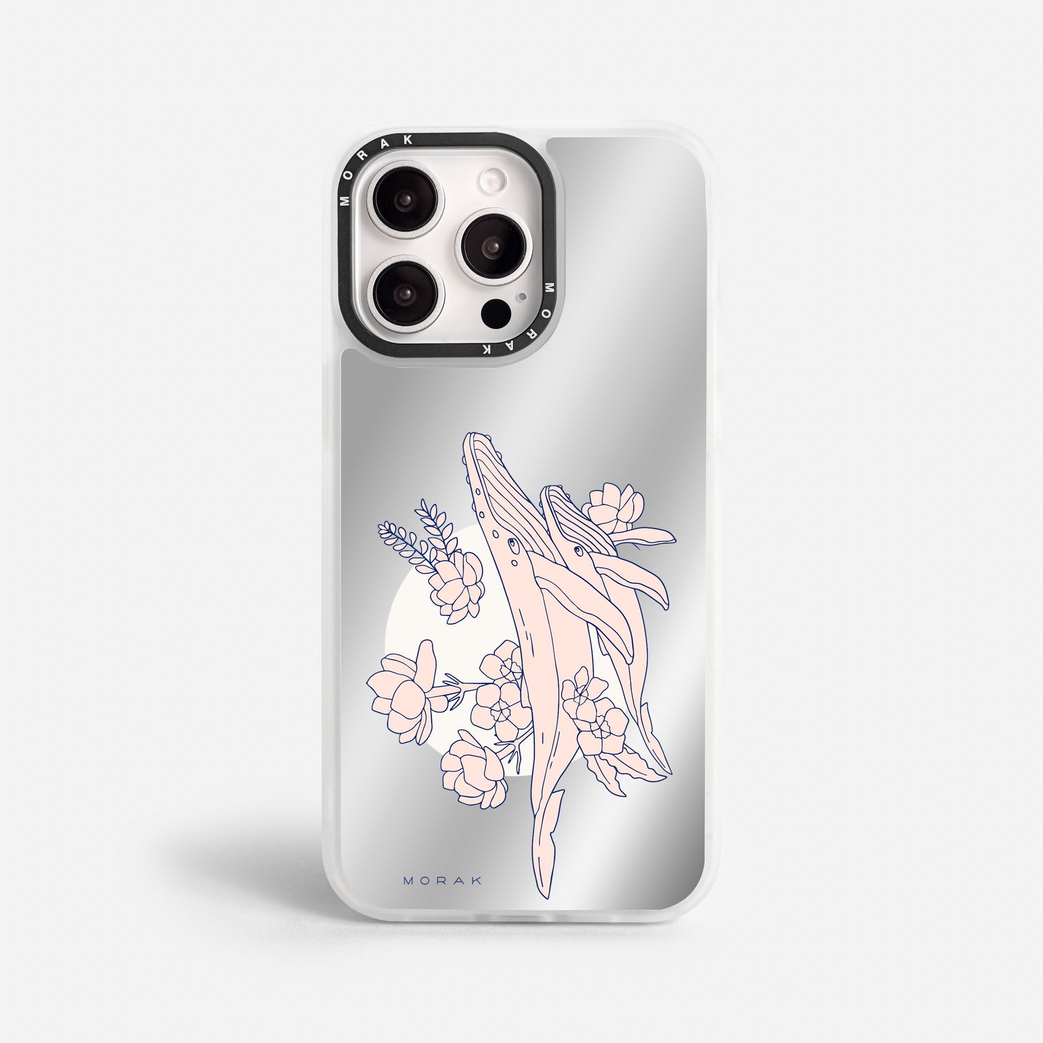 Case Ballenas - Espejo Premium – Protección antigolpe | Diseño colombiano | Morak