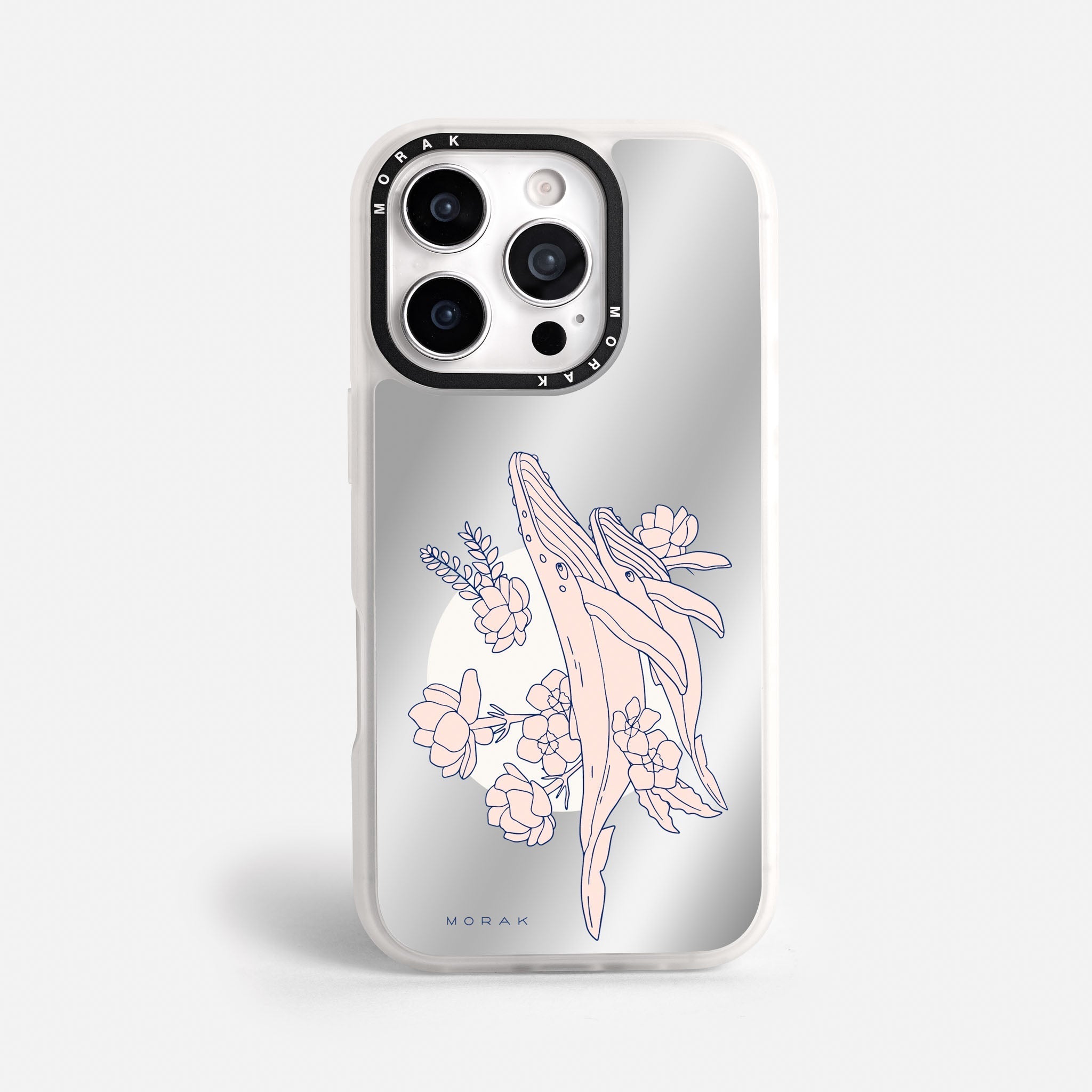 Case Ballenas - Espejo Premium – Protección antigolpe | Diseño colombiano | Morak