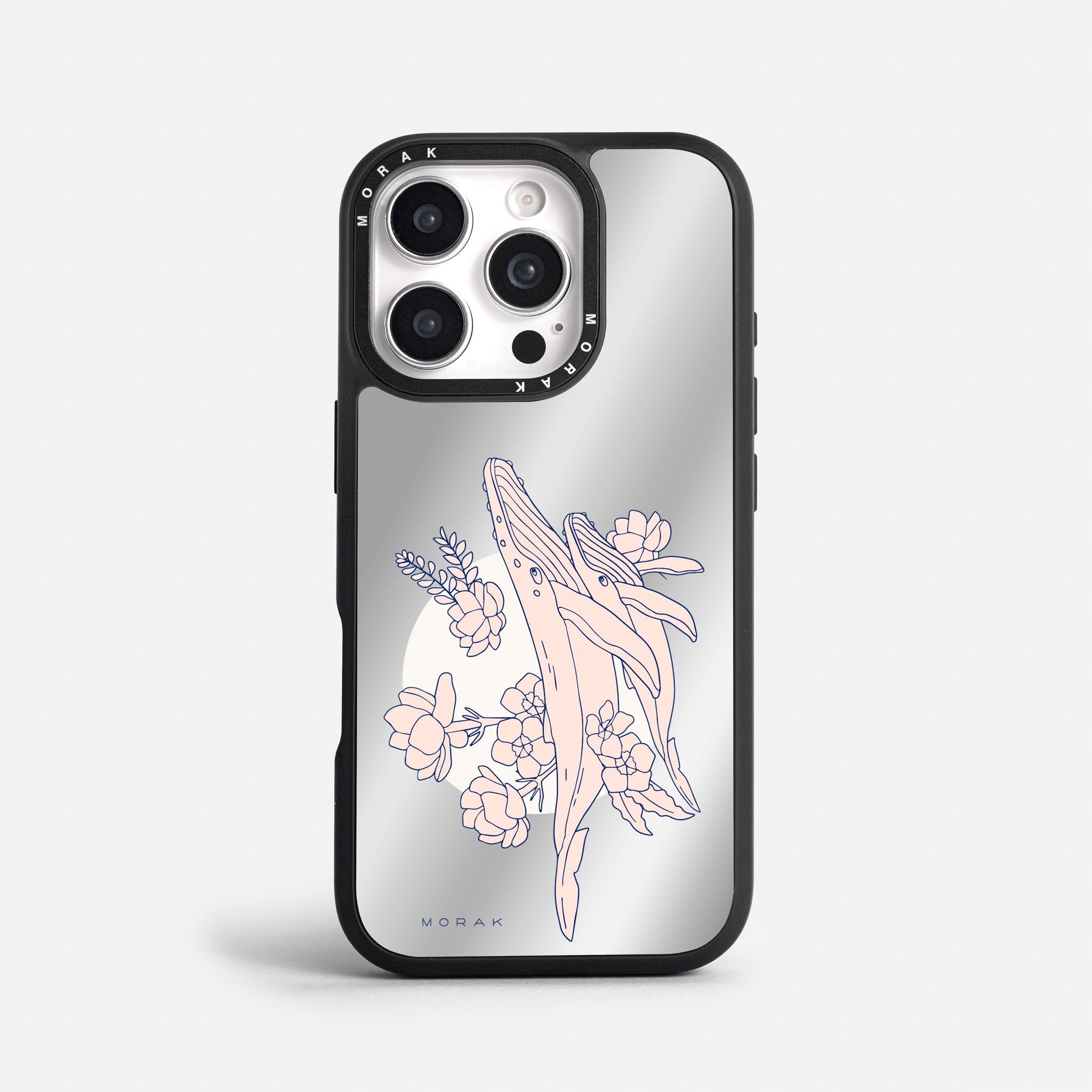 Case Ballenas - Espejo Premium – Protección antigolpe | Diseño colombiano | Morak