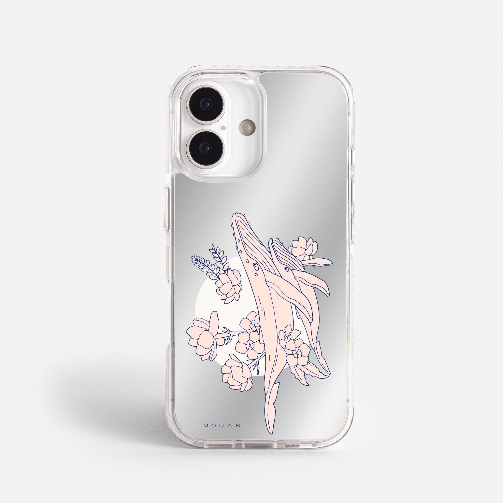 Case Ballenas - Espejo Premium – Protección antigolpe | Diseño colombiano | Morak