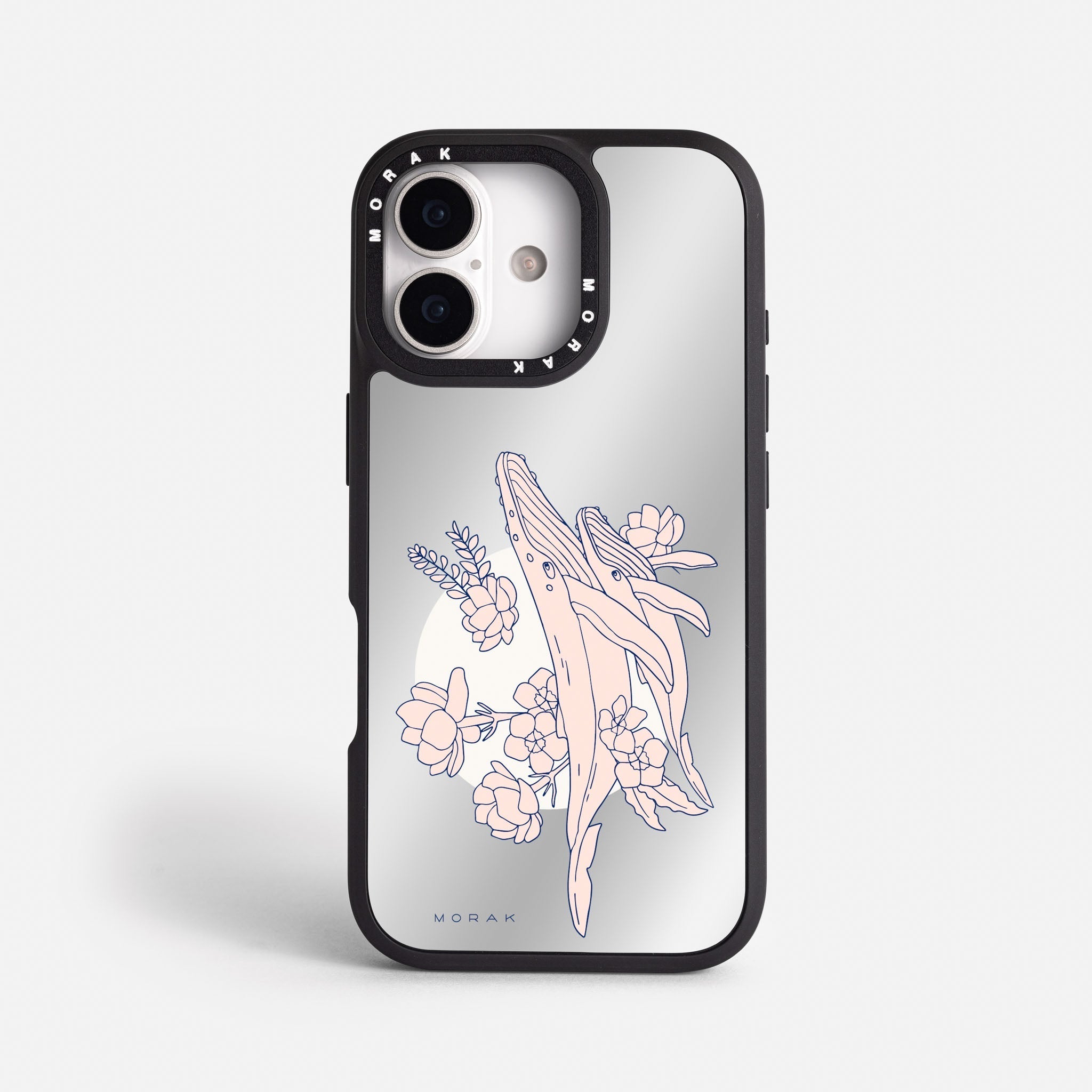 Case Ballenas - Espejo Premium – Protección antigolpe | Diseño colombiano | Morak