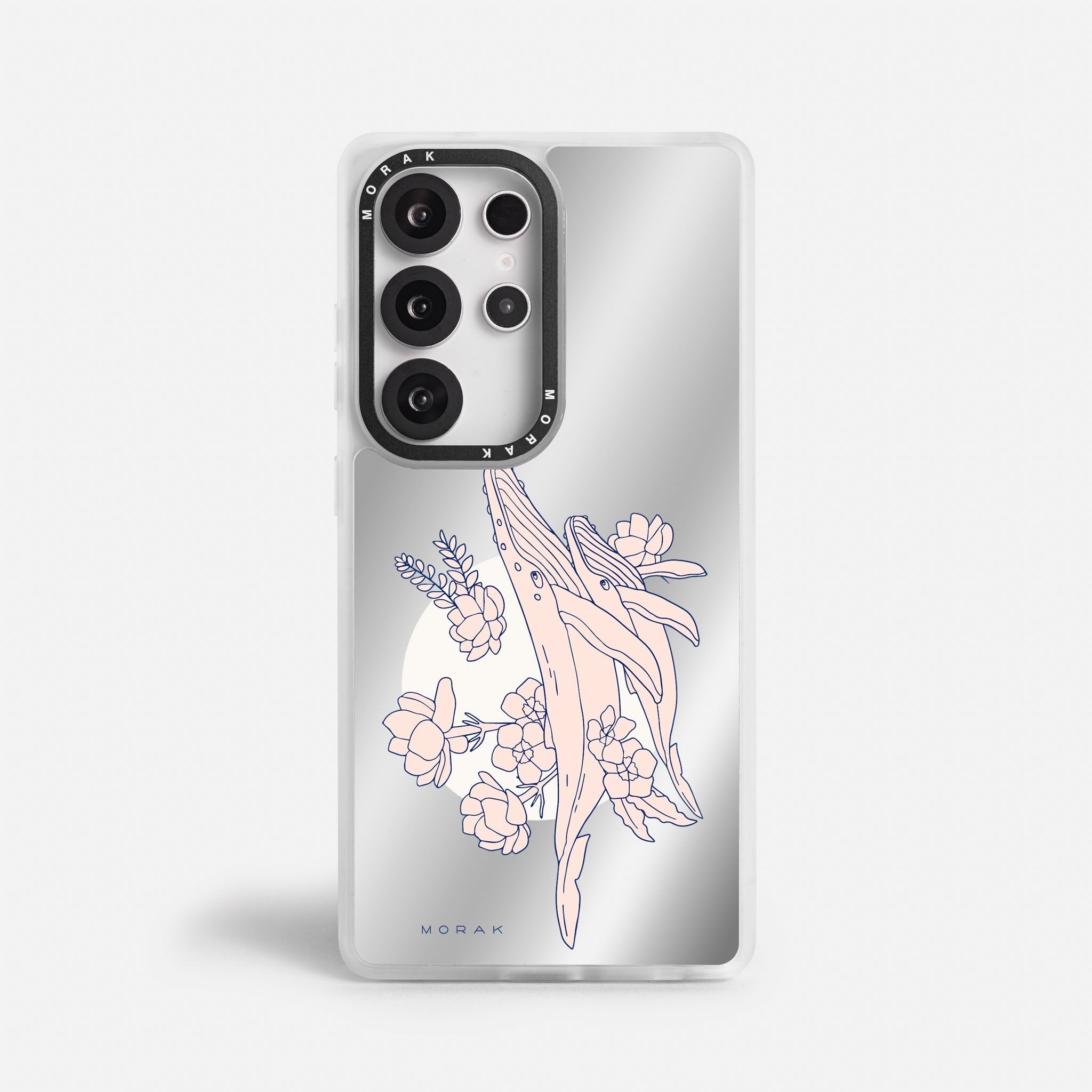 Case Ballenas - Espejo Premium – Protección antigolpe | Diseño colombiano | Morak