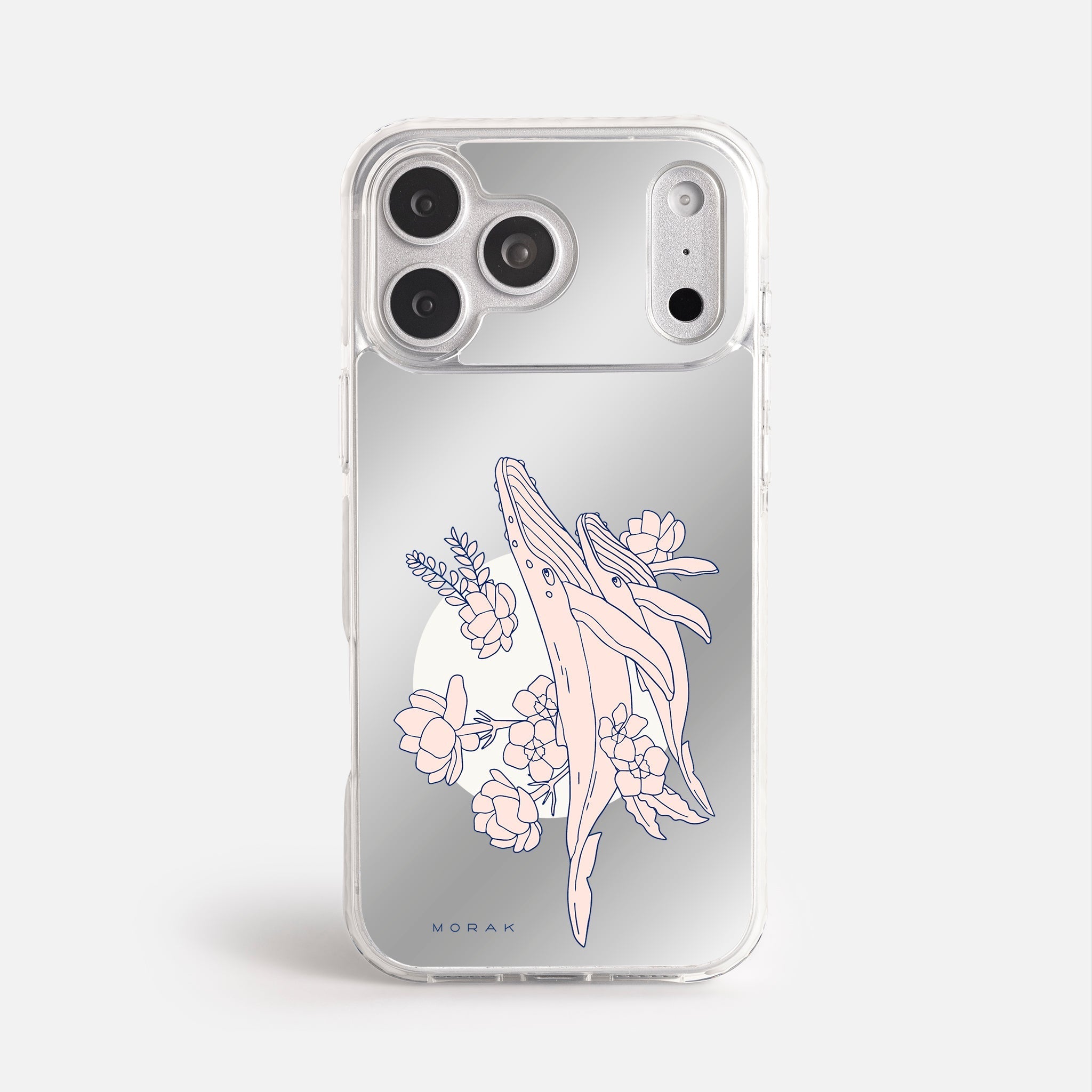 Case Ballenas - Espejo Premium – Protección antigolpe | Diseño colombiano | Morak