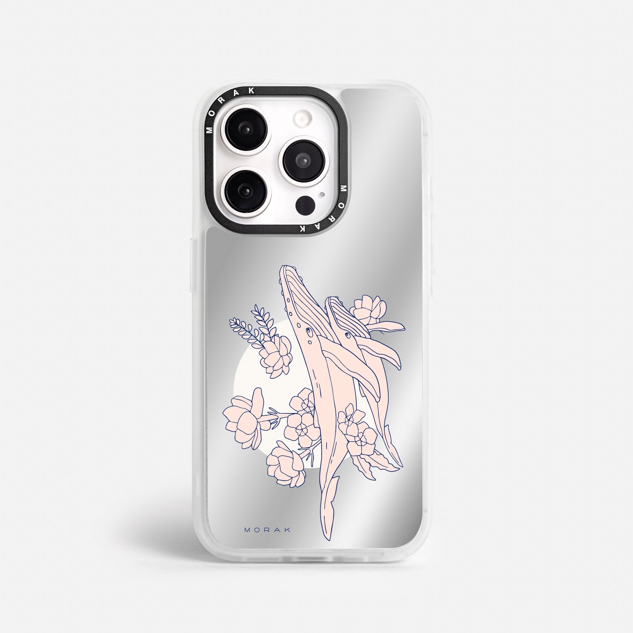 Case Ballenas - Espejo Premium – Protección antigolpe | Diseño colombiano | Morak