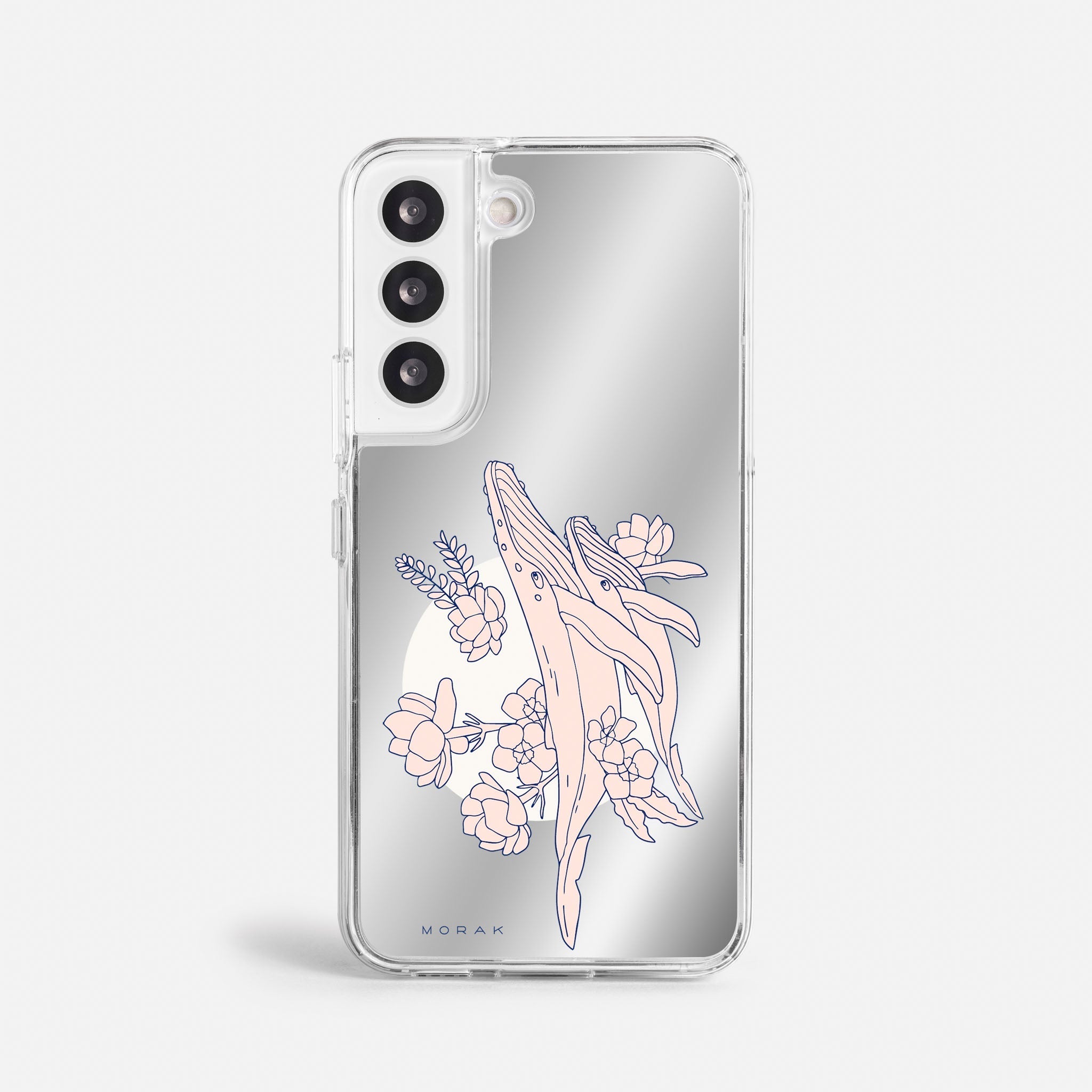 Case Ballenas - Espejo Premium – Protección antigolpe | Diseño colombiano | Morak