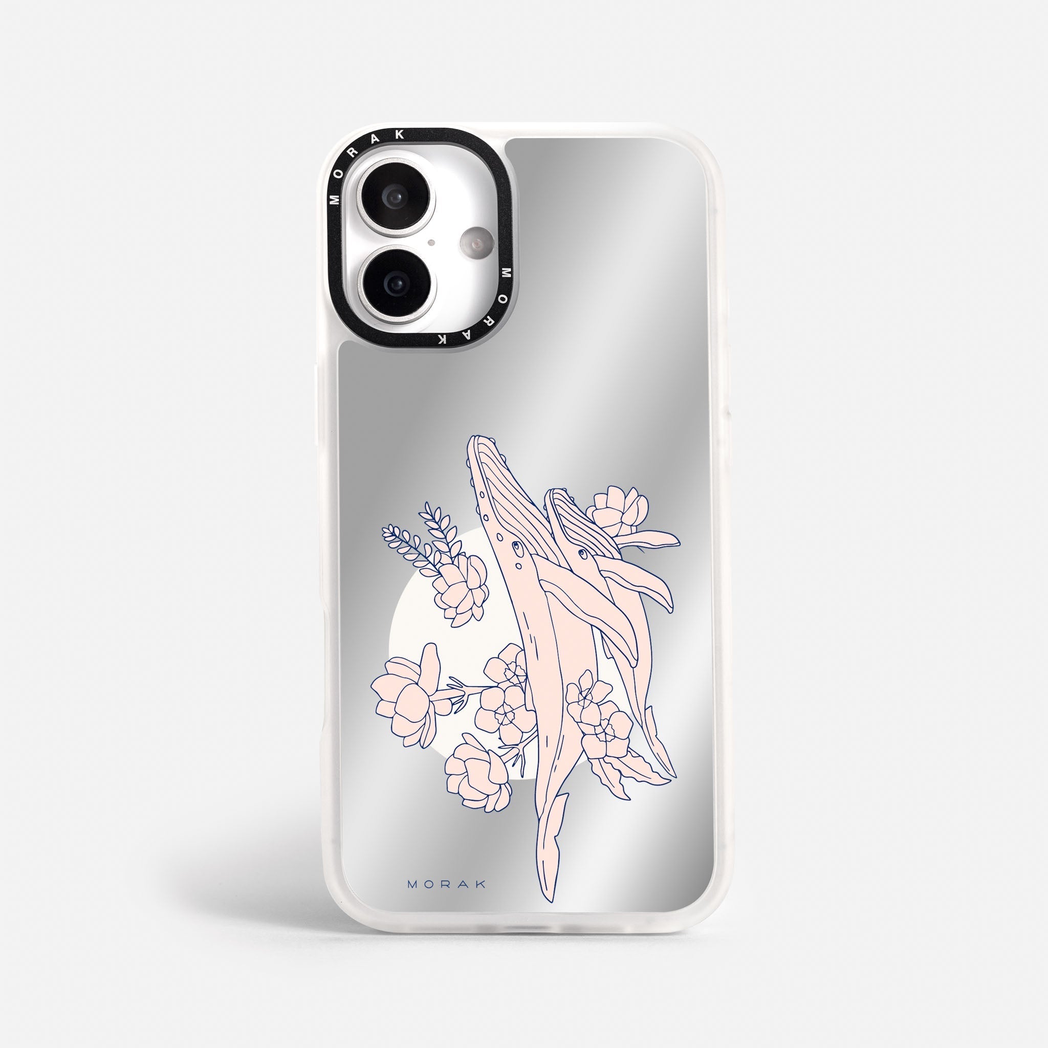 Case Ballenas - Espejo Premium – Protección antigolpe | Diseño colombiano | Morak