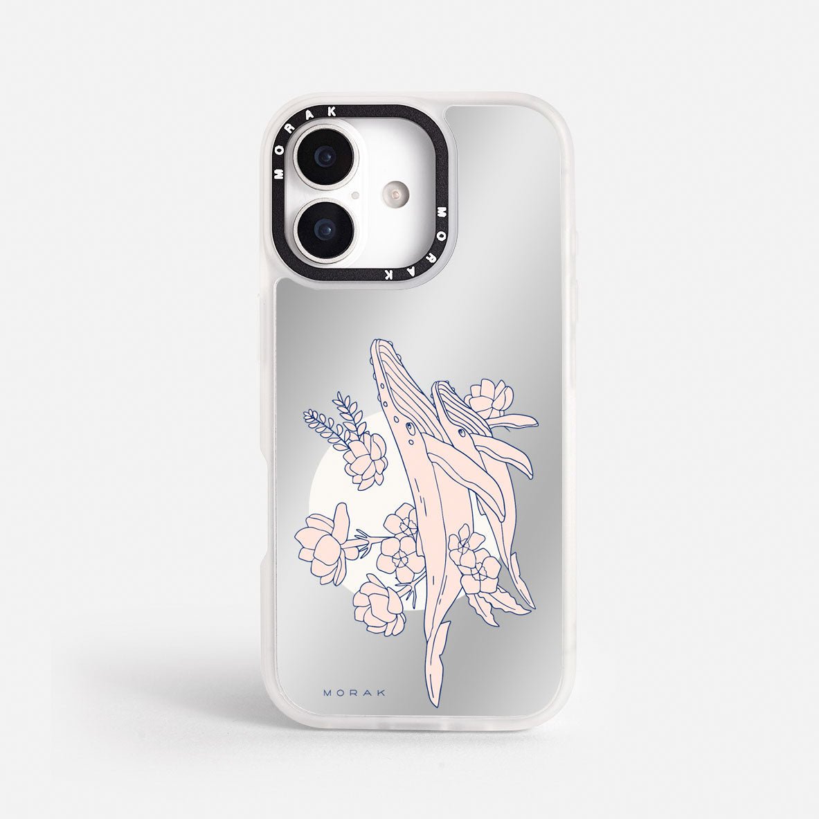 Case Ballenas - Espejo Premium – Protección antigolpe | Diseño colombiano | Morak