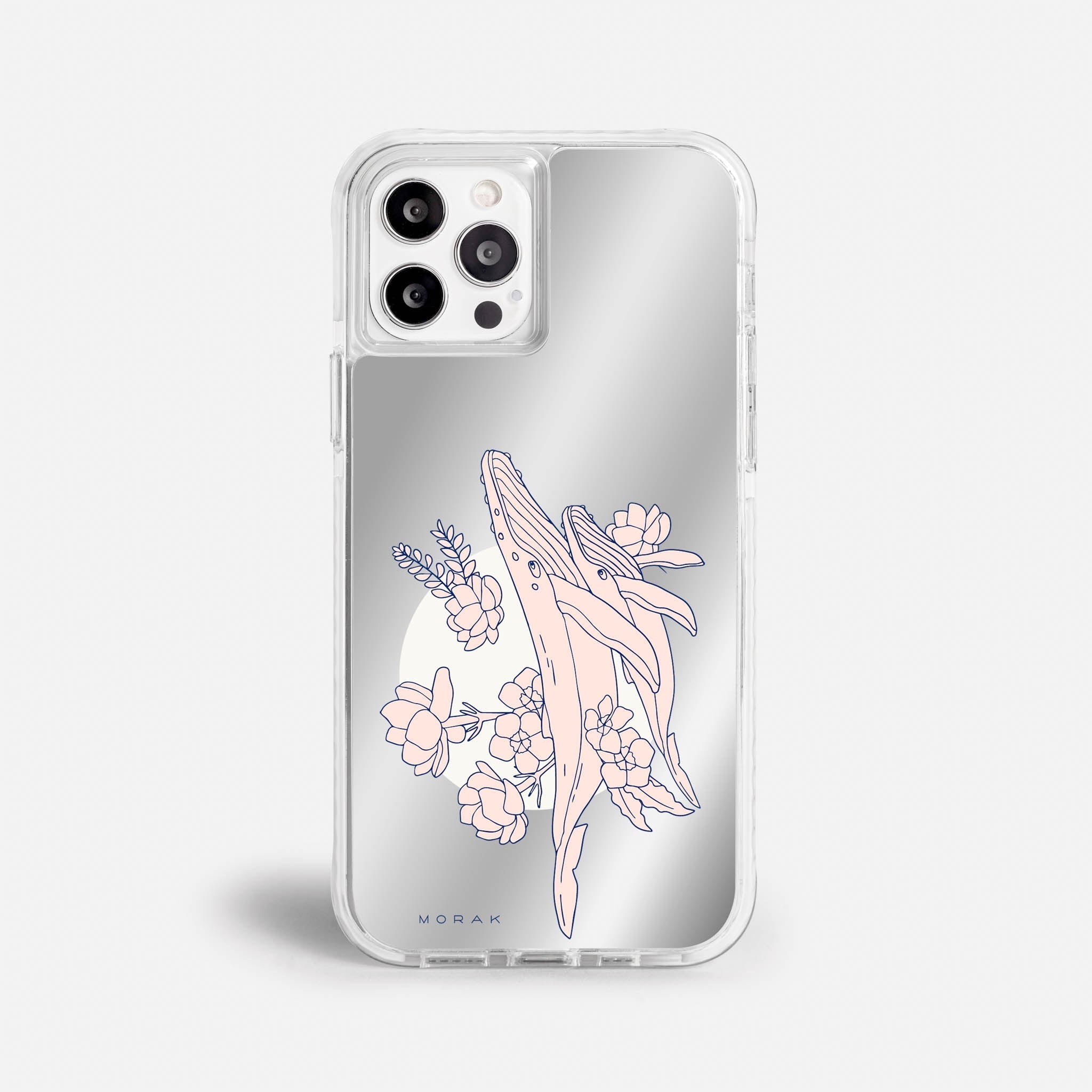 Case Ballenas - Espejo Premium – Protección antigolpe | Diseño colombiano | Morak