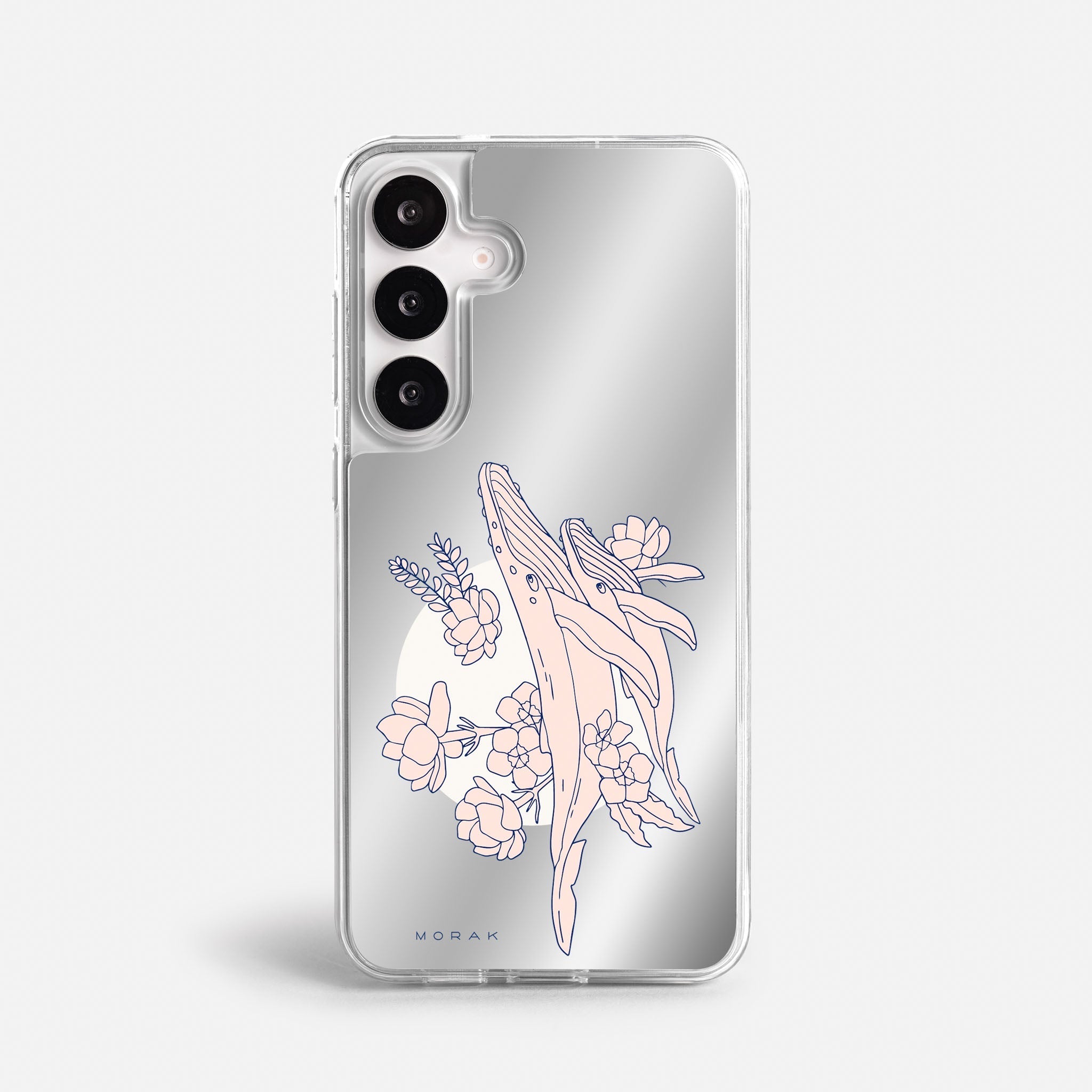 Case Ballenas - Espejo Premium – Protección antigolpe | Diseño colombiano | Morak