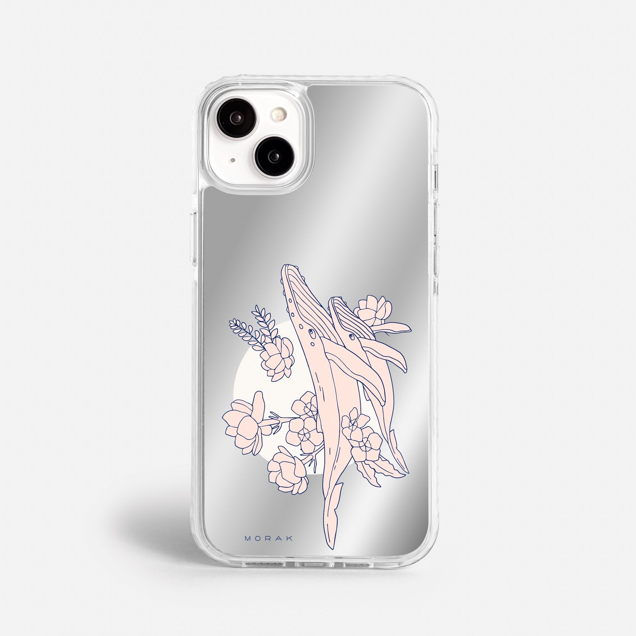 Case Ballenas - Espejo Premium – Protección antigolpe | Diseño colombiano | Morak