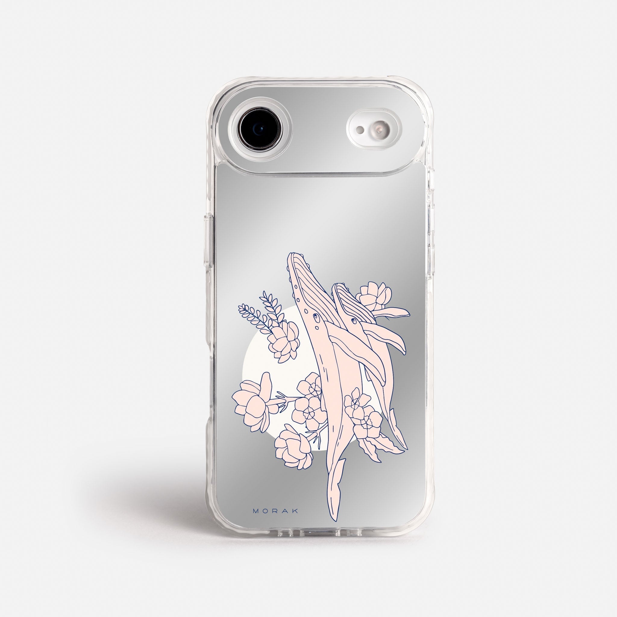 Case Ballenas - Espejo Premium – Protección antigolpe | Diseño colombiano | Morak