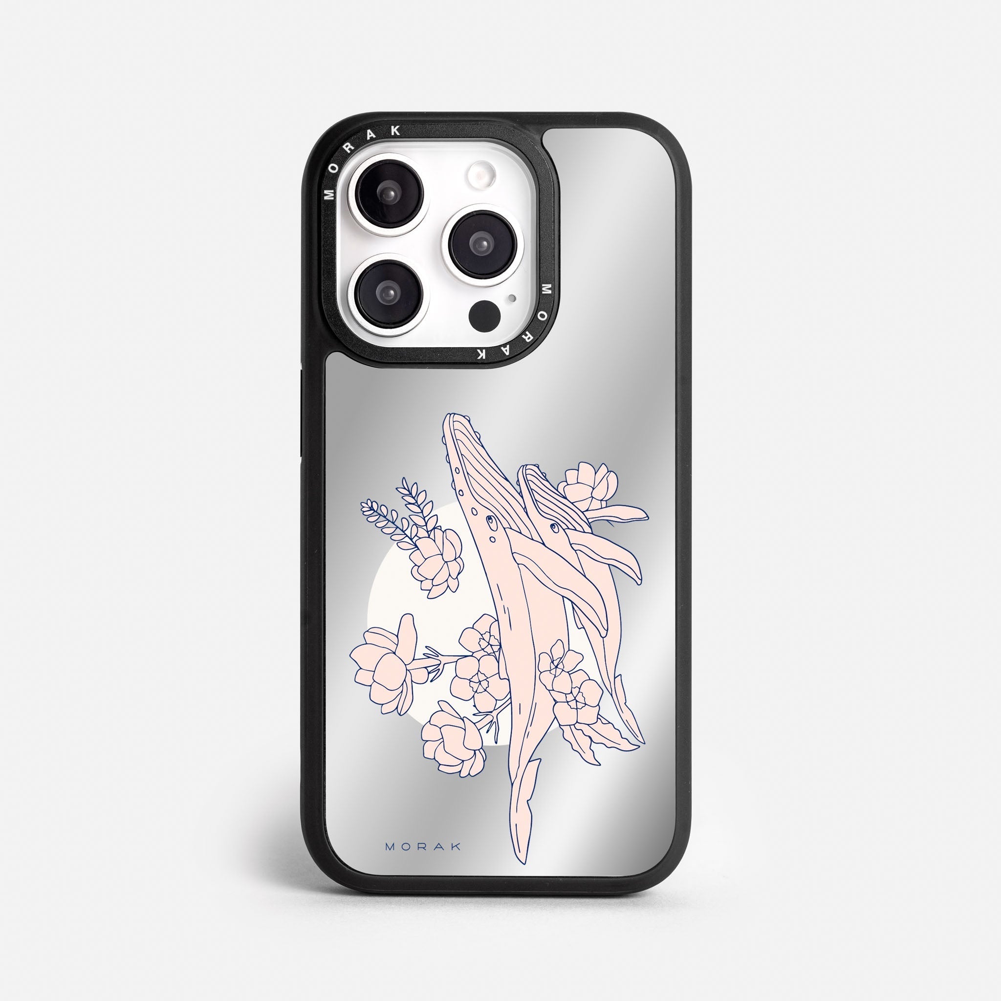 Case Ballenas - Espejo Premium – Protección antigolpe | Diseño colombiano | Morak