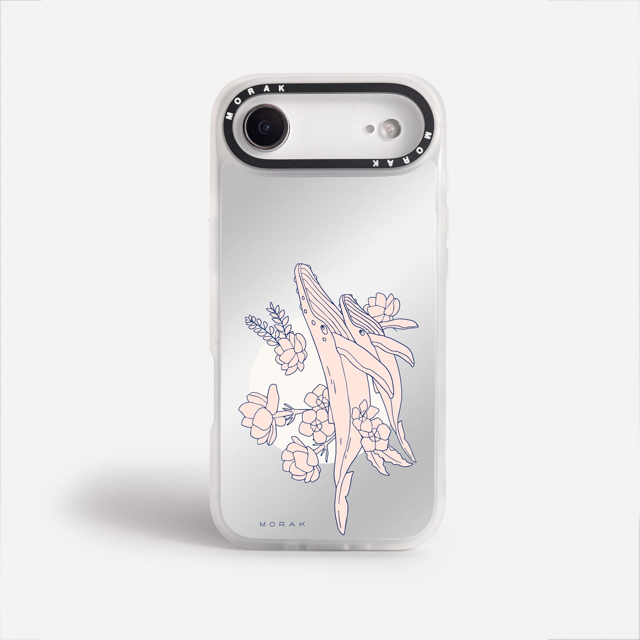 Case Ballenas - Espejo Premium – Protección antigolpe | Diseño colombiano | Morak