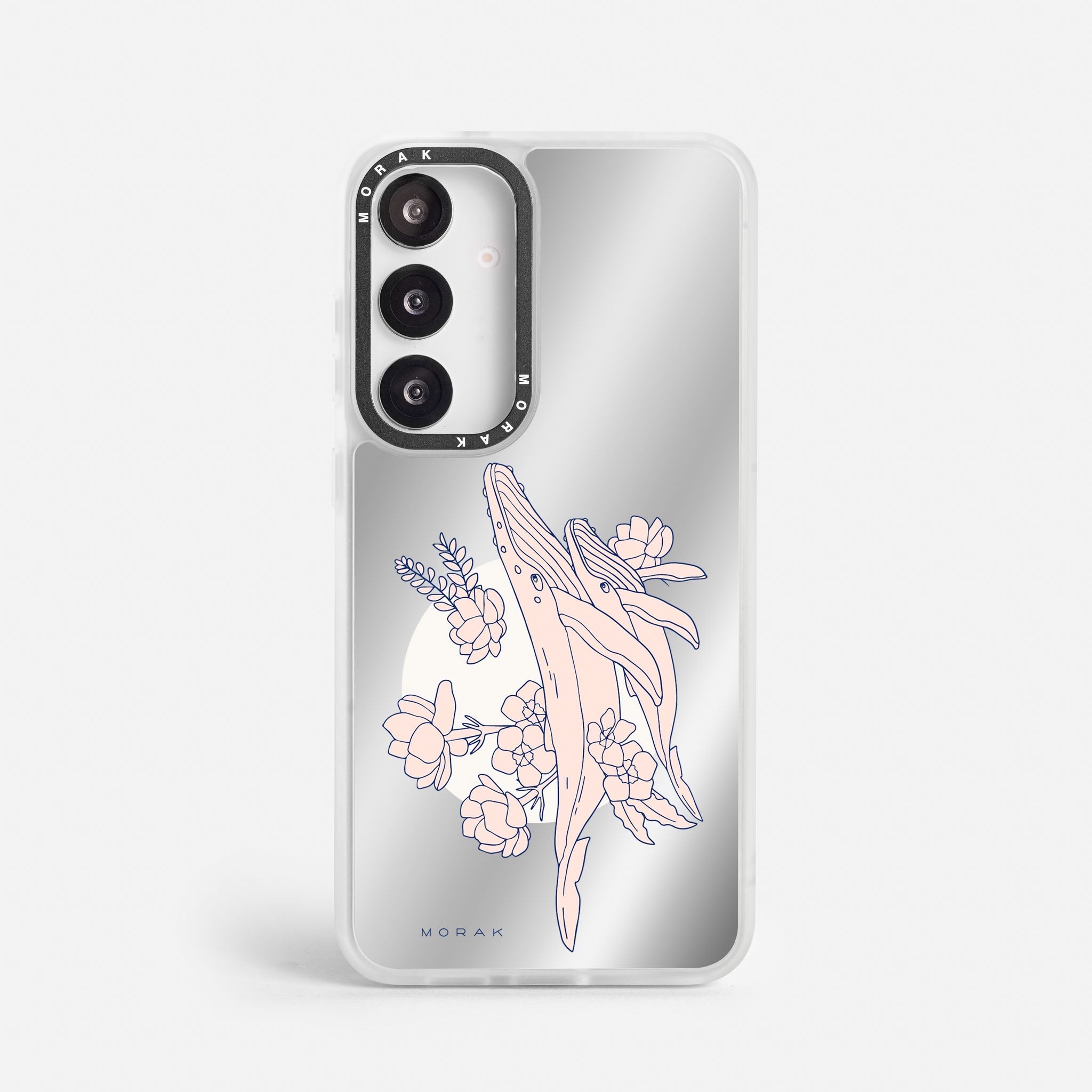 Case Ballenas - Espejo Premium – Protección antigolpe | Diseño colombiano | Morak