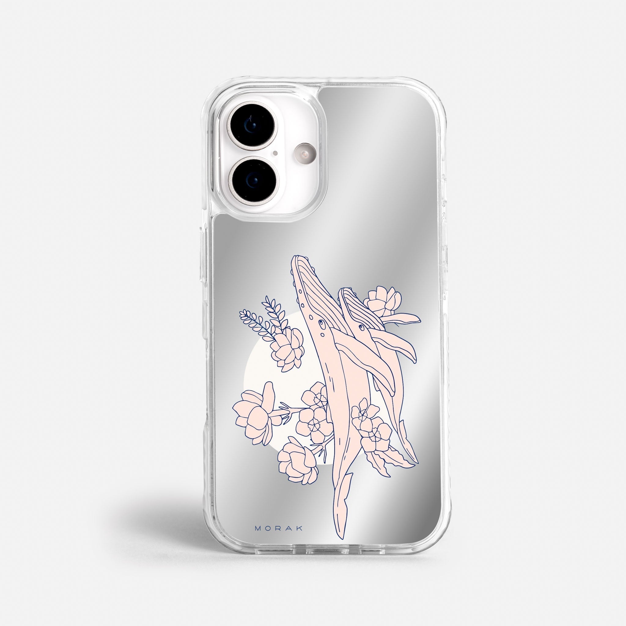 Case Ballenas - Espejo Premium – Protección antigolpe | Diseño colombiano | Morak