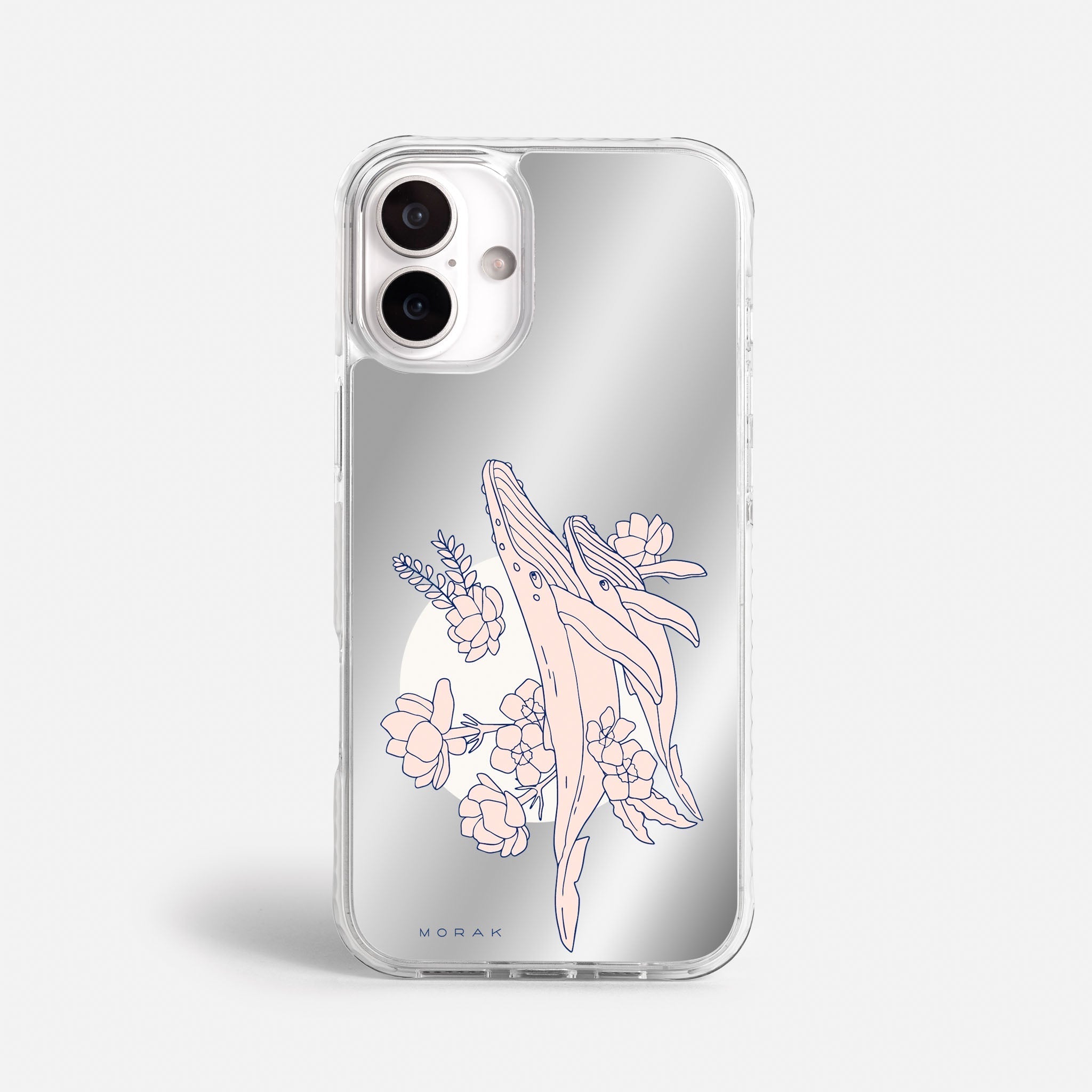 Case Ballenas - Espejo Premium – Protección antigolpe | Diseño colombiano | Morak