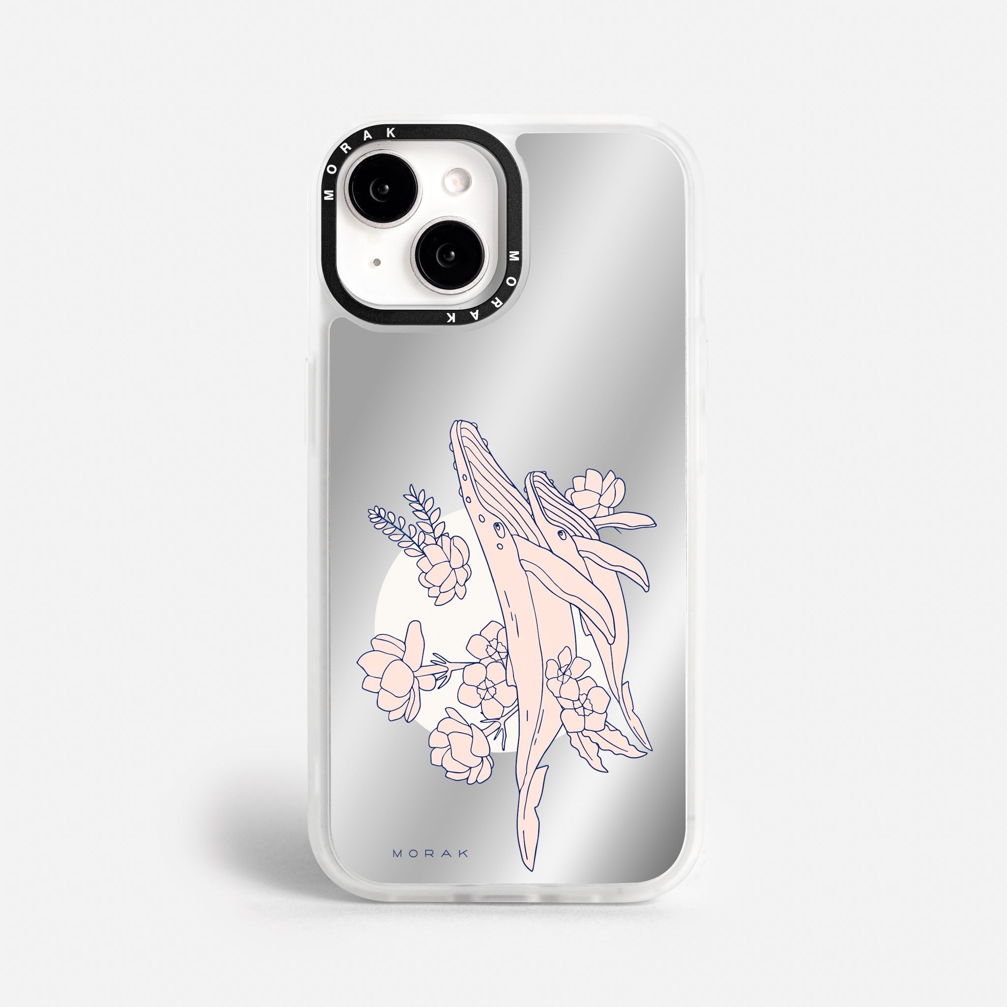 Case Ballenas - Espejo Premium – Protección antigolpe | Diseño colombiano | Morak