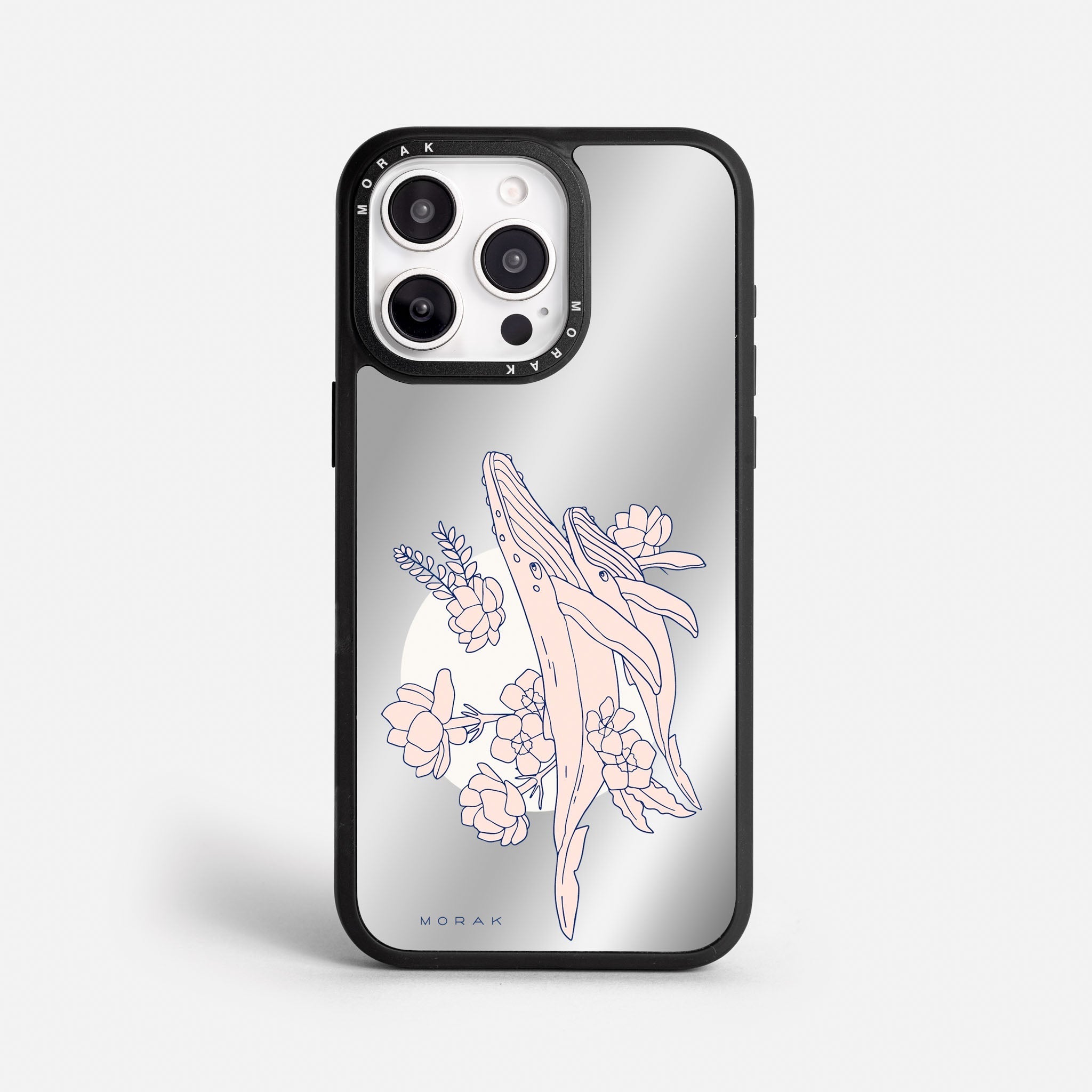 Case Ballenas - Espejo Premium – Protección antigolpe | Diseño colombiano | Morak