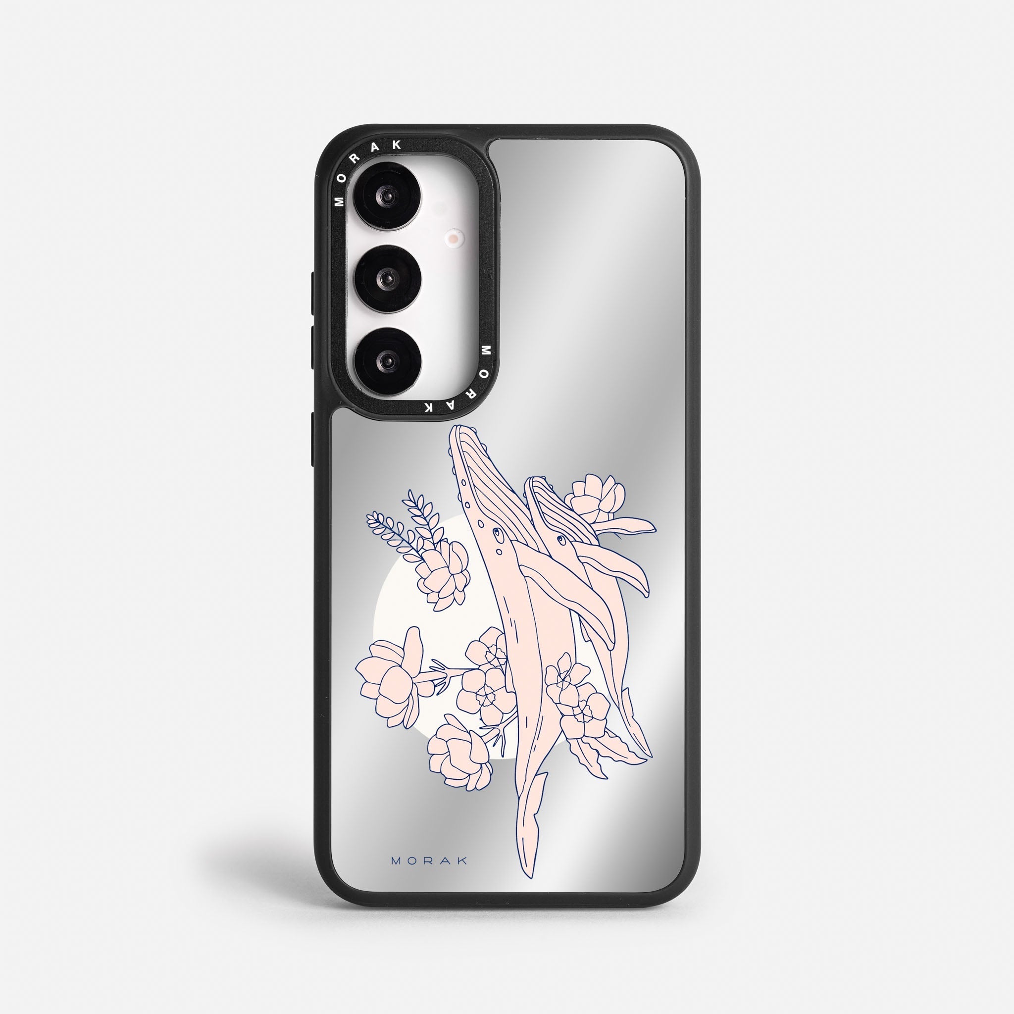 Case Ballenas - Espejo Premium – Protección antigolpe | Diseño colombiano | Morak