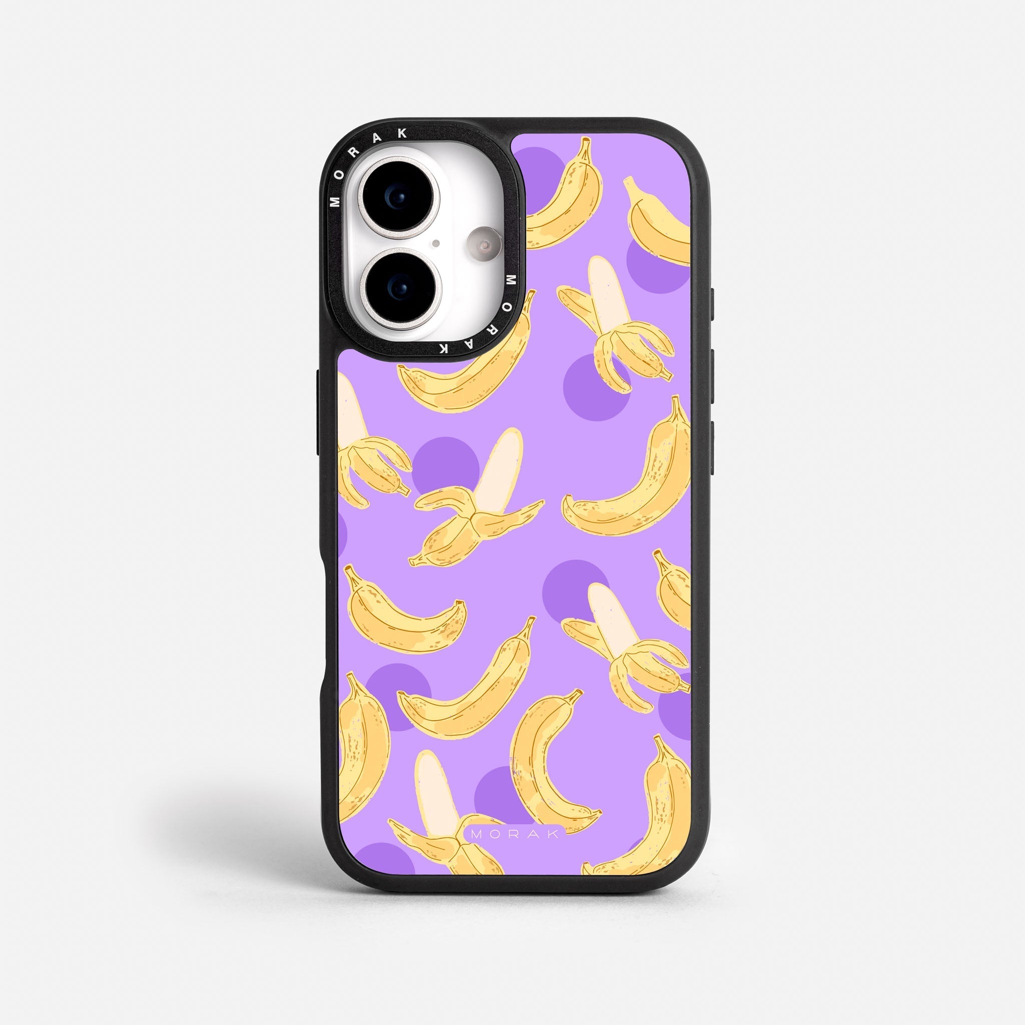 Case Banana Wave - Blanco Premium – Protección antigolpe | Diseño colombiano | Morak