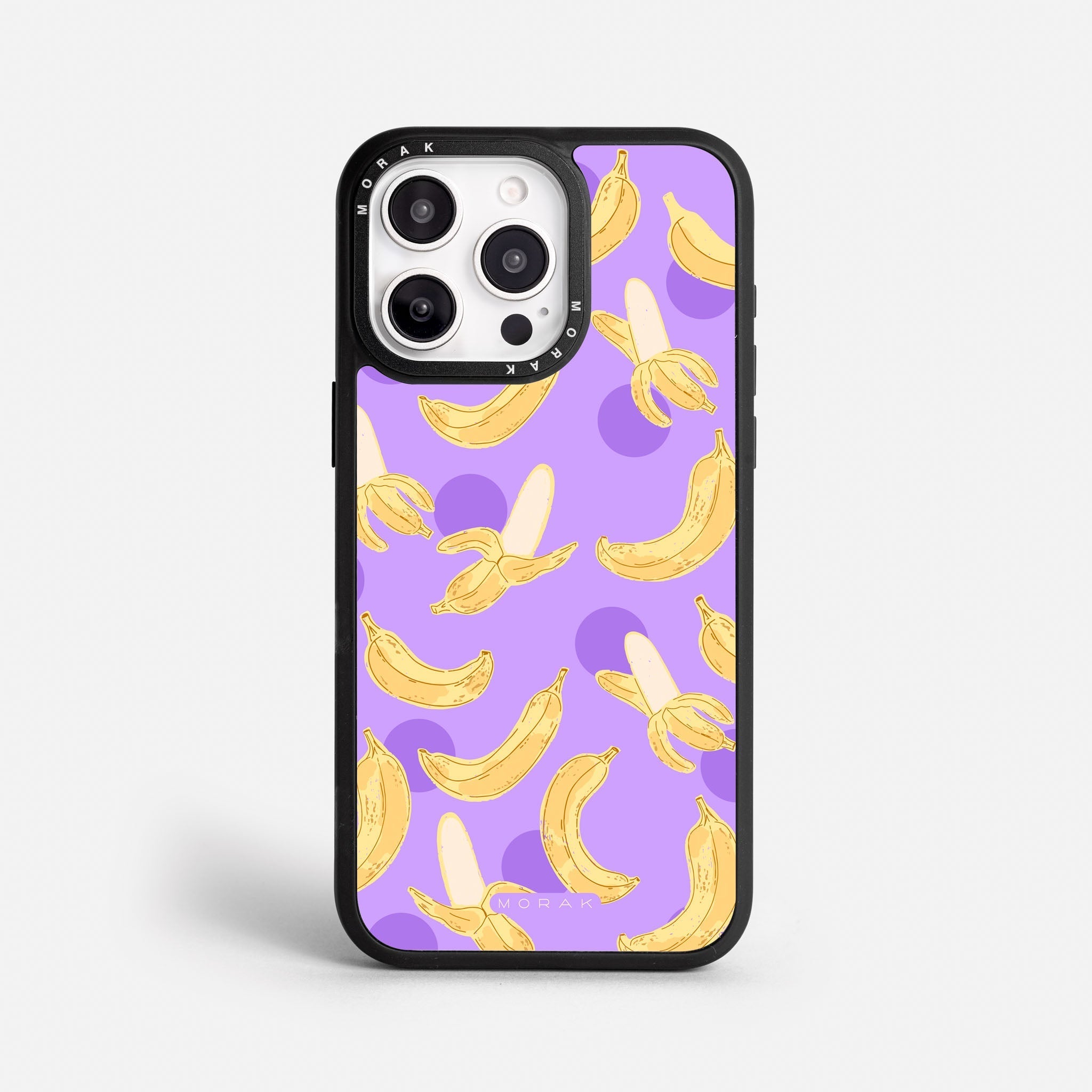 Case Banana Wave - Blanco Premium – Protección antigolpe | Diseño colombiano | Morak