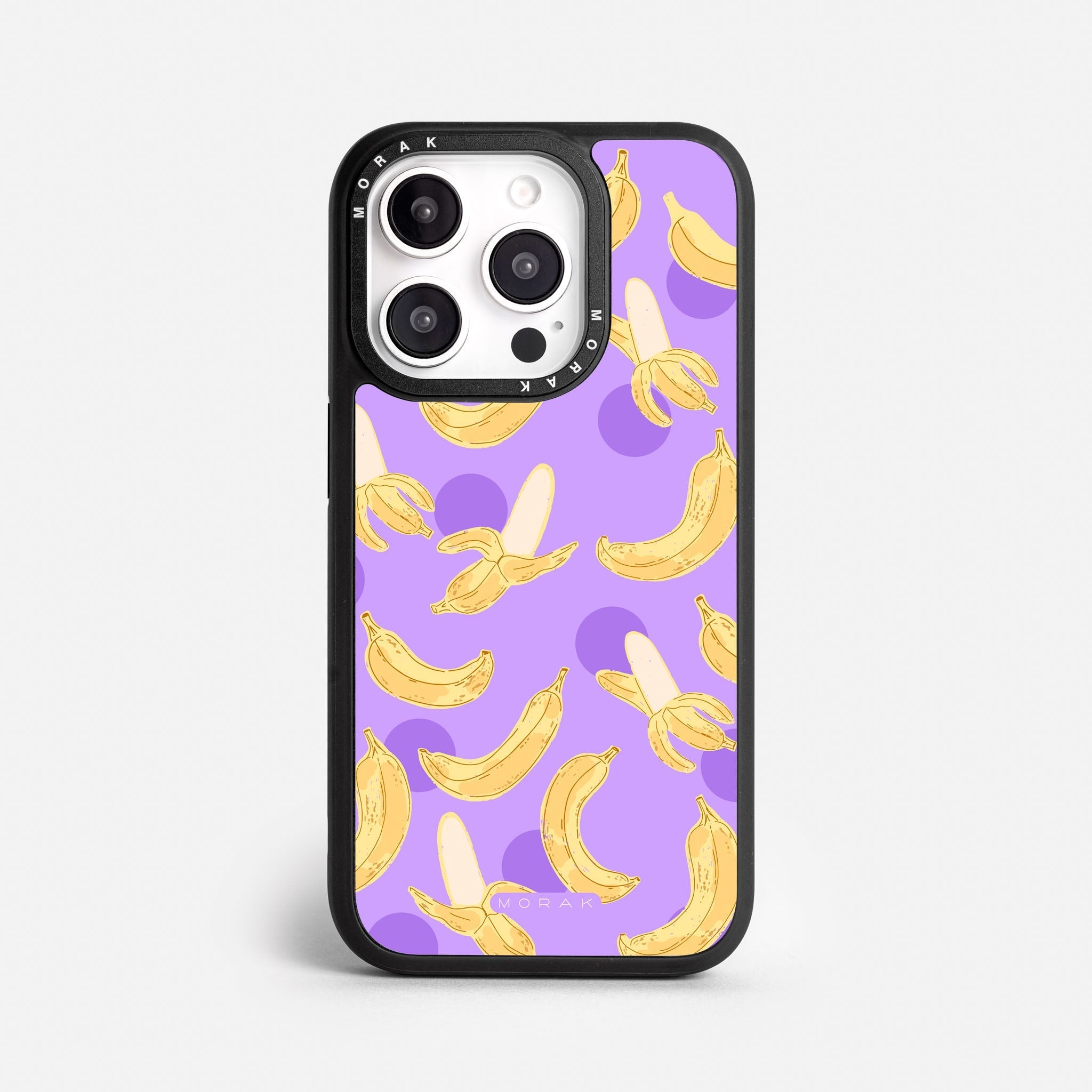 Case Banana Wave - Blanco Premium – Protección antigolpe | Diseño colombiano | Morak