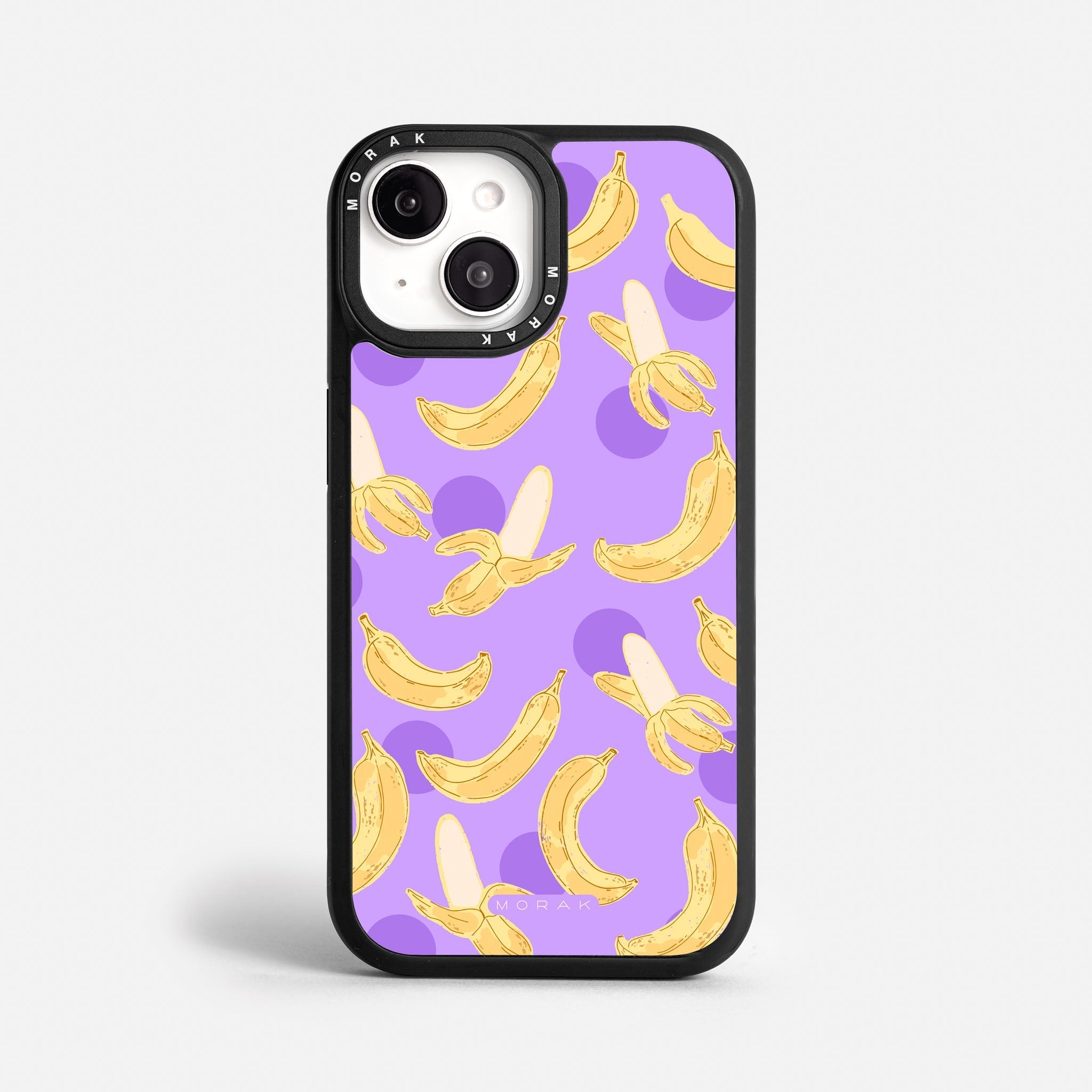 Case Banana Wave - Blanco Premium – Protección antigolpe | Diseño colombiano | Morak