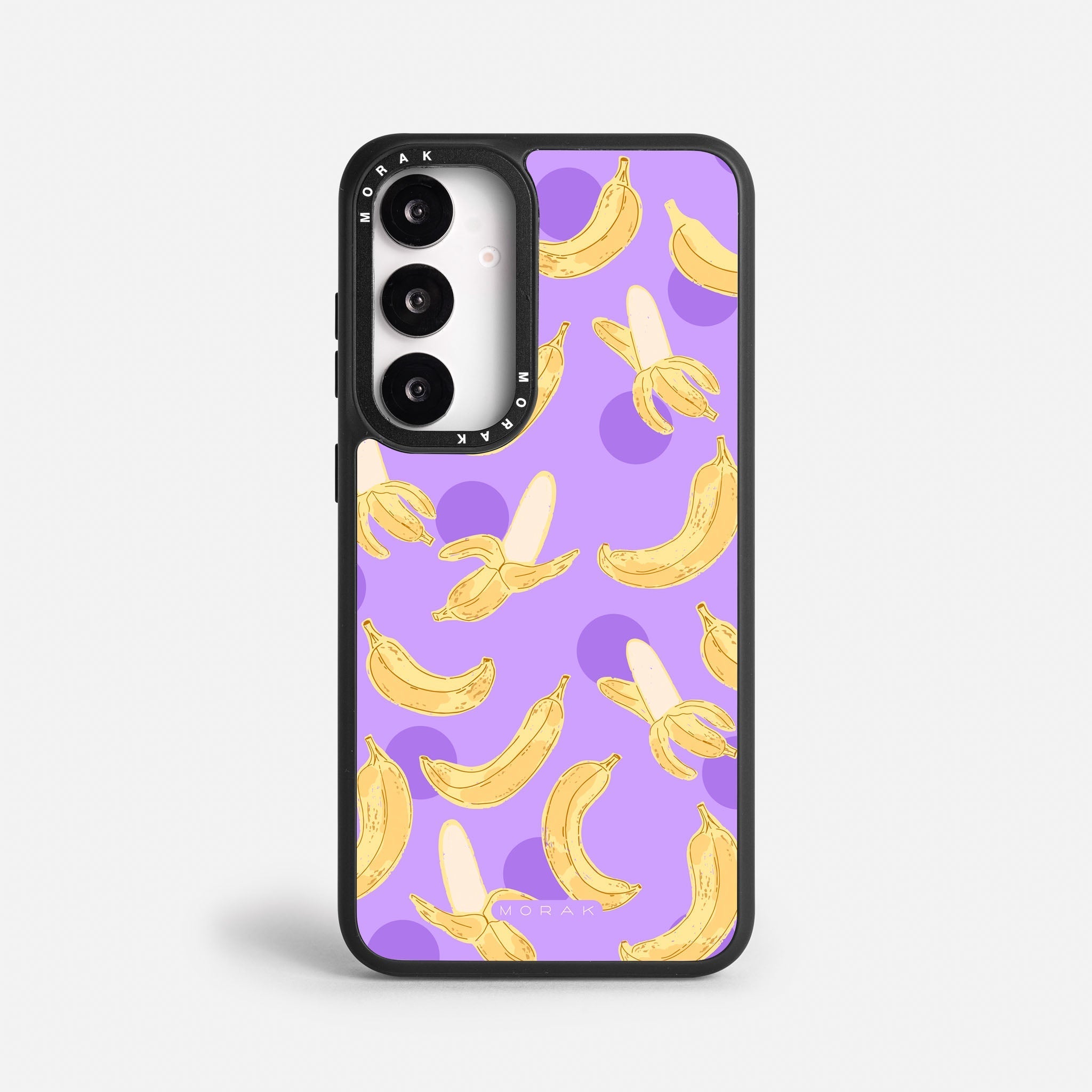 Case Banana Wave - Blanco Premium – Protección antigolpe | Diseño colombiano | Morak