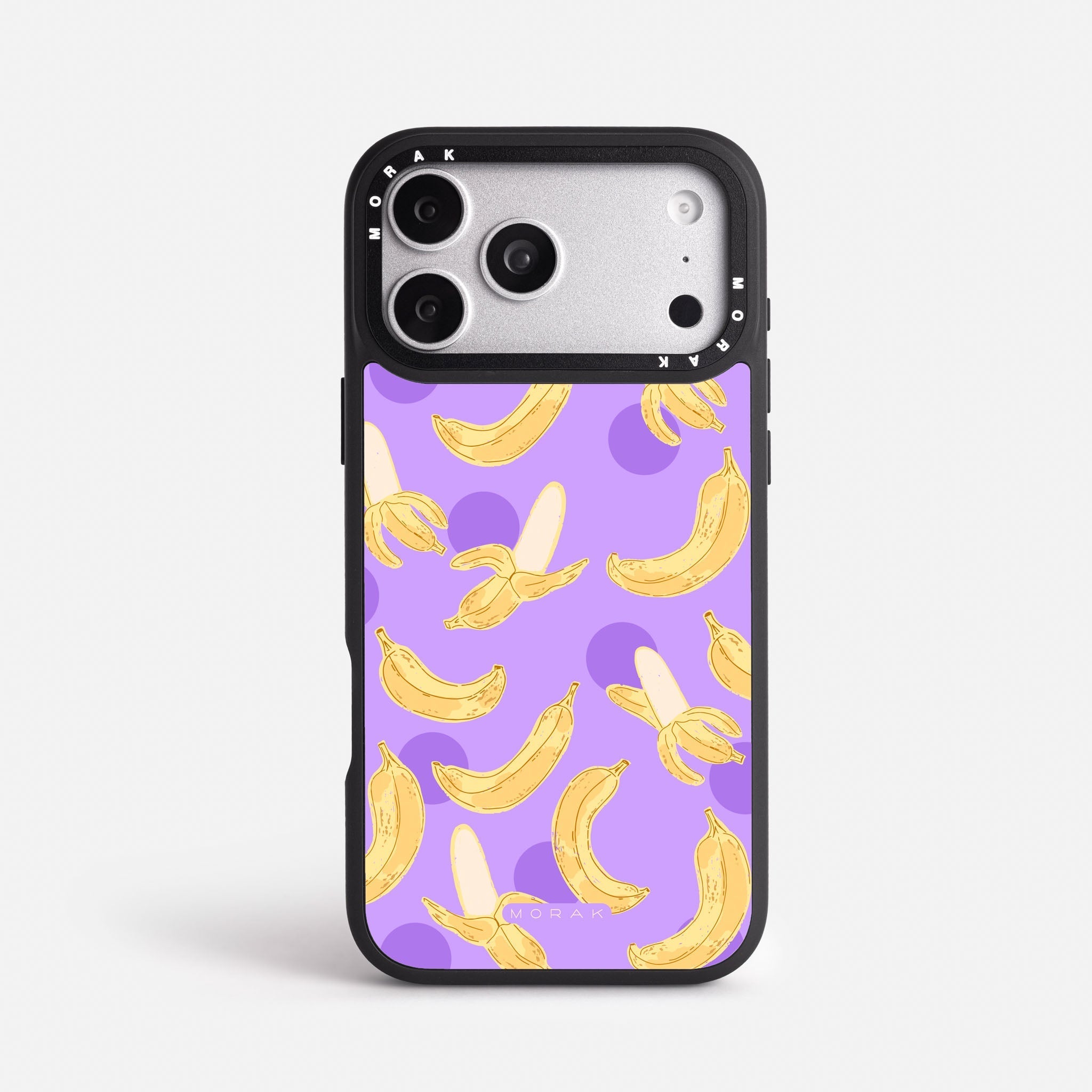 Case Banana Wave - Blanco Premium – Protección antigolpe | Diseño colombiano | Morak