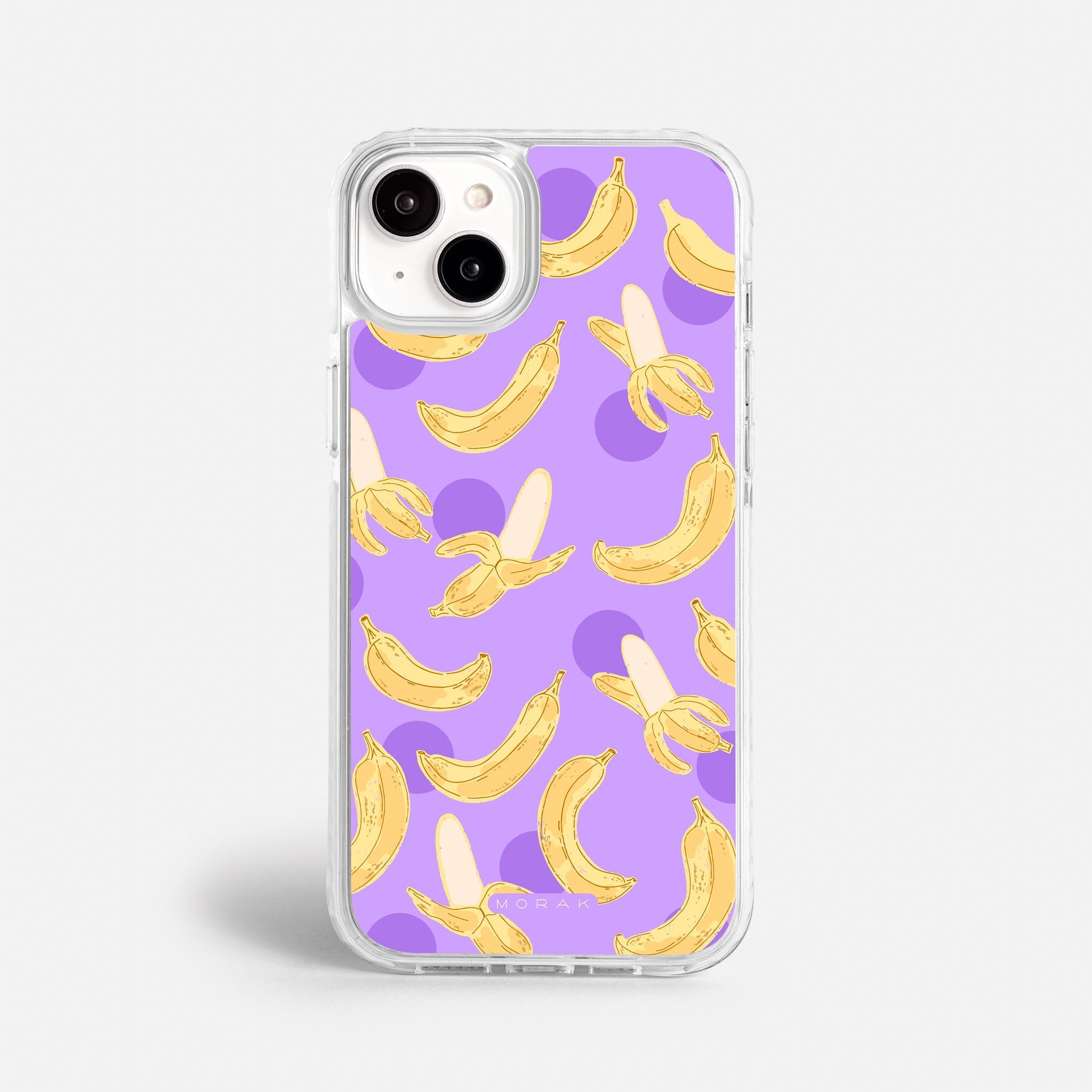 Case Banana Wave - Blanco Premium – Protección antigolpe | Diseño colombiano | Morak