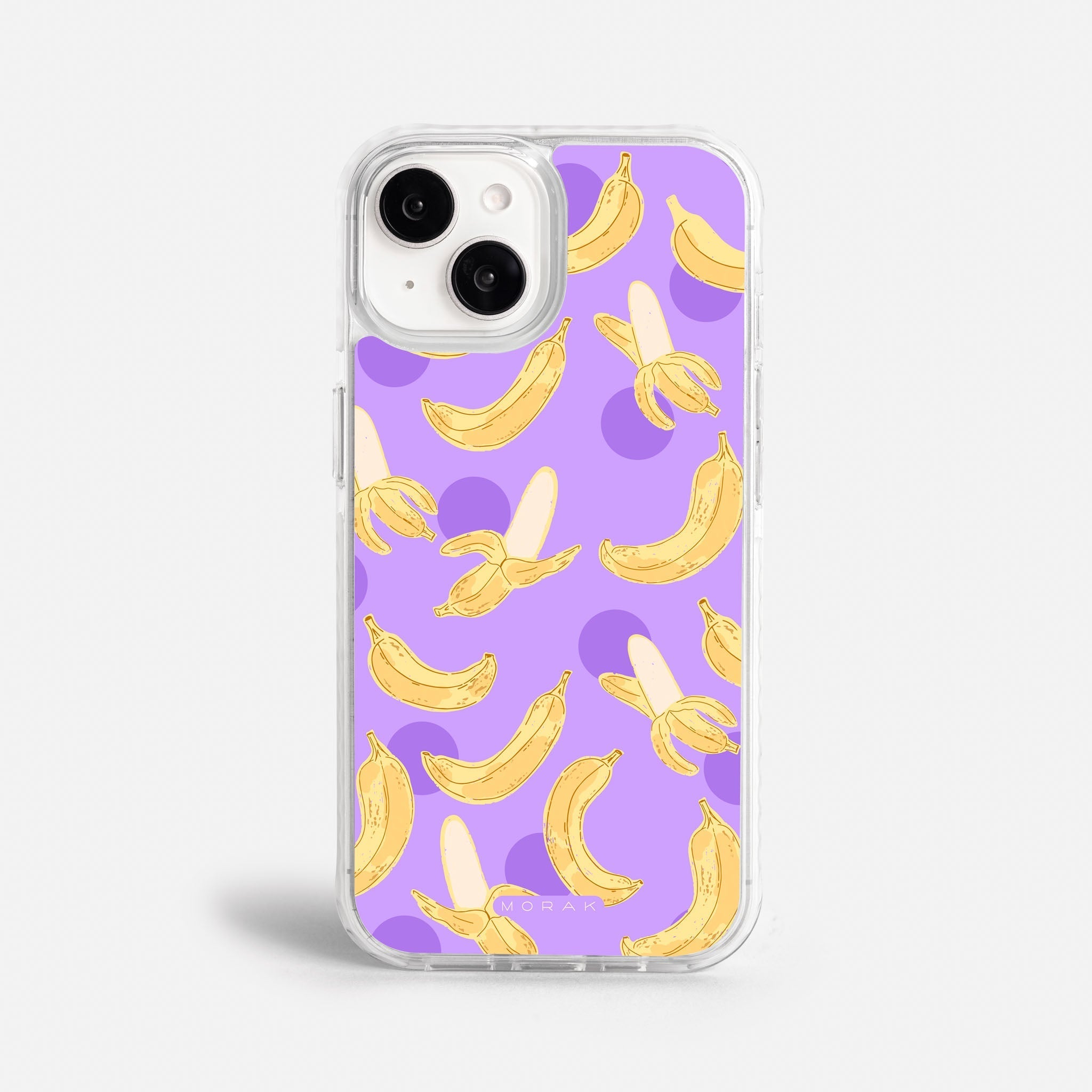 Case Banana Wave - Blanco Premium – Protección antigolpe | Diseño colombiano | Morak