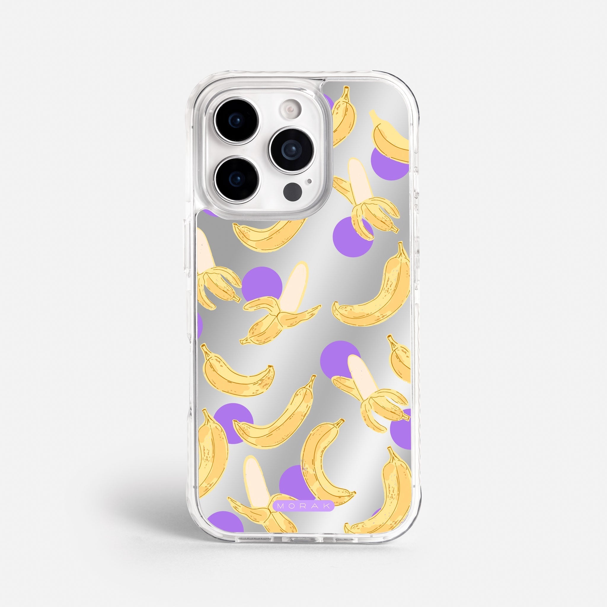 Case Banana Wave - Espejo Premium – Protección antigolpe | Diseño colombiano | Morak