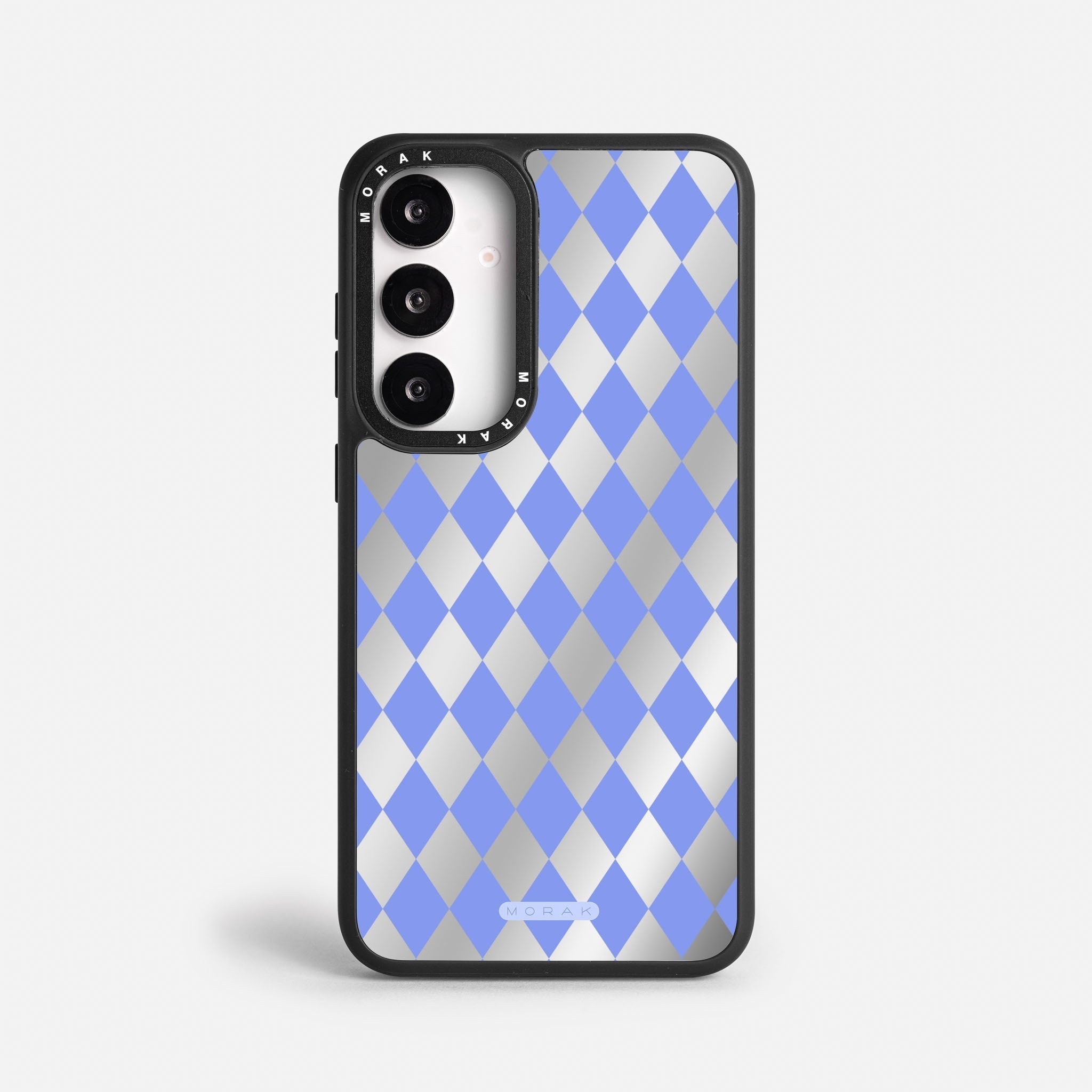 Case Blue Diamonds - Espejo Premium – Protección antigolpe | Diseño colombiano | Morak