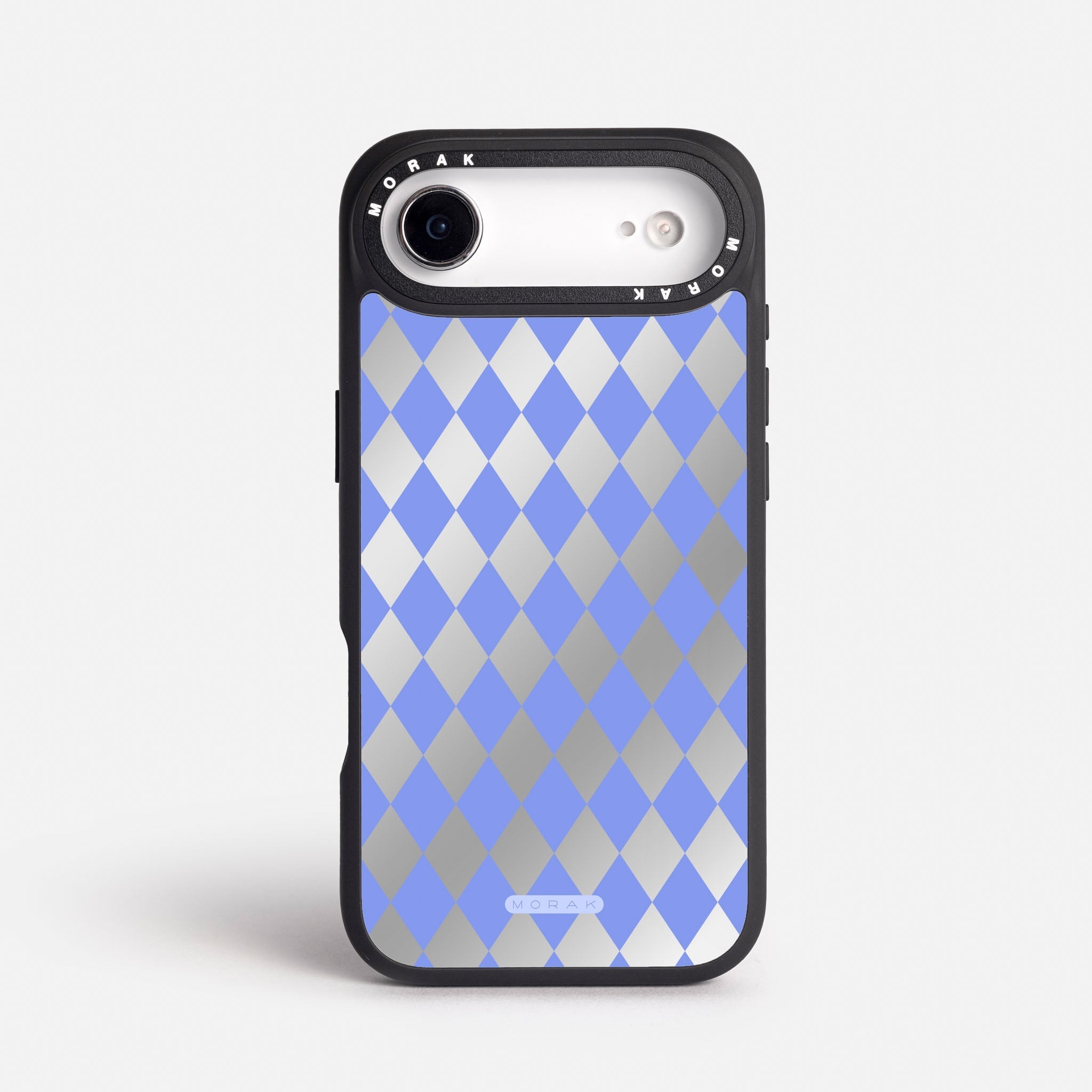 Case Blue Diamonds - Espejo Premium – Protección antigolpe | Diseño colombiano | Morak
