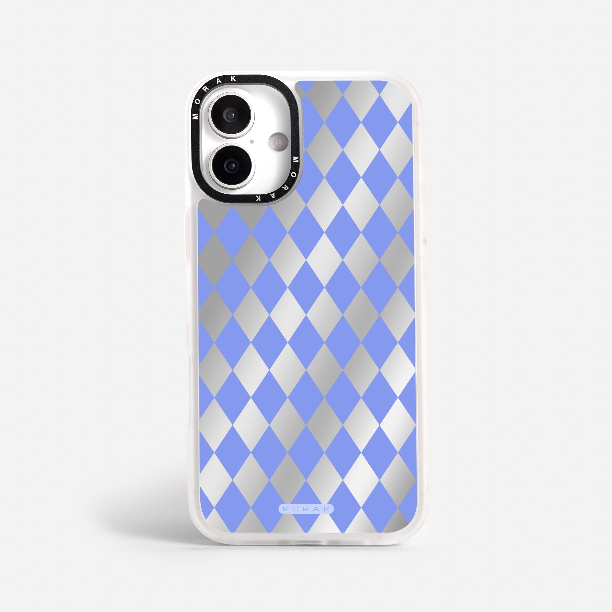 Case Blue Diamonds - Espejo Premium – Protección antigolpe | Diseño colombiano | Morak